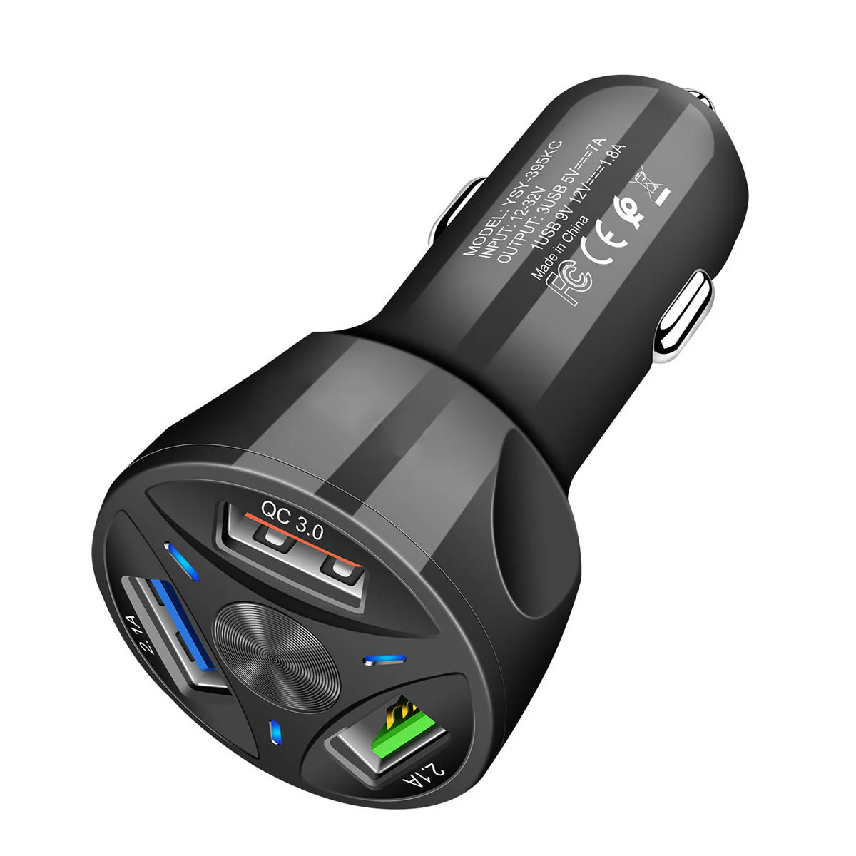 Fast Charge Car Charger One For Four Car Mobile Phone Charger Car Charger - Image 6