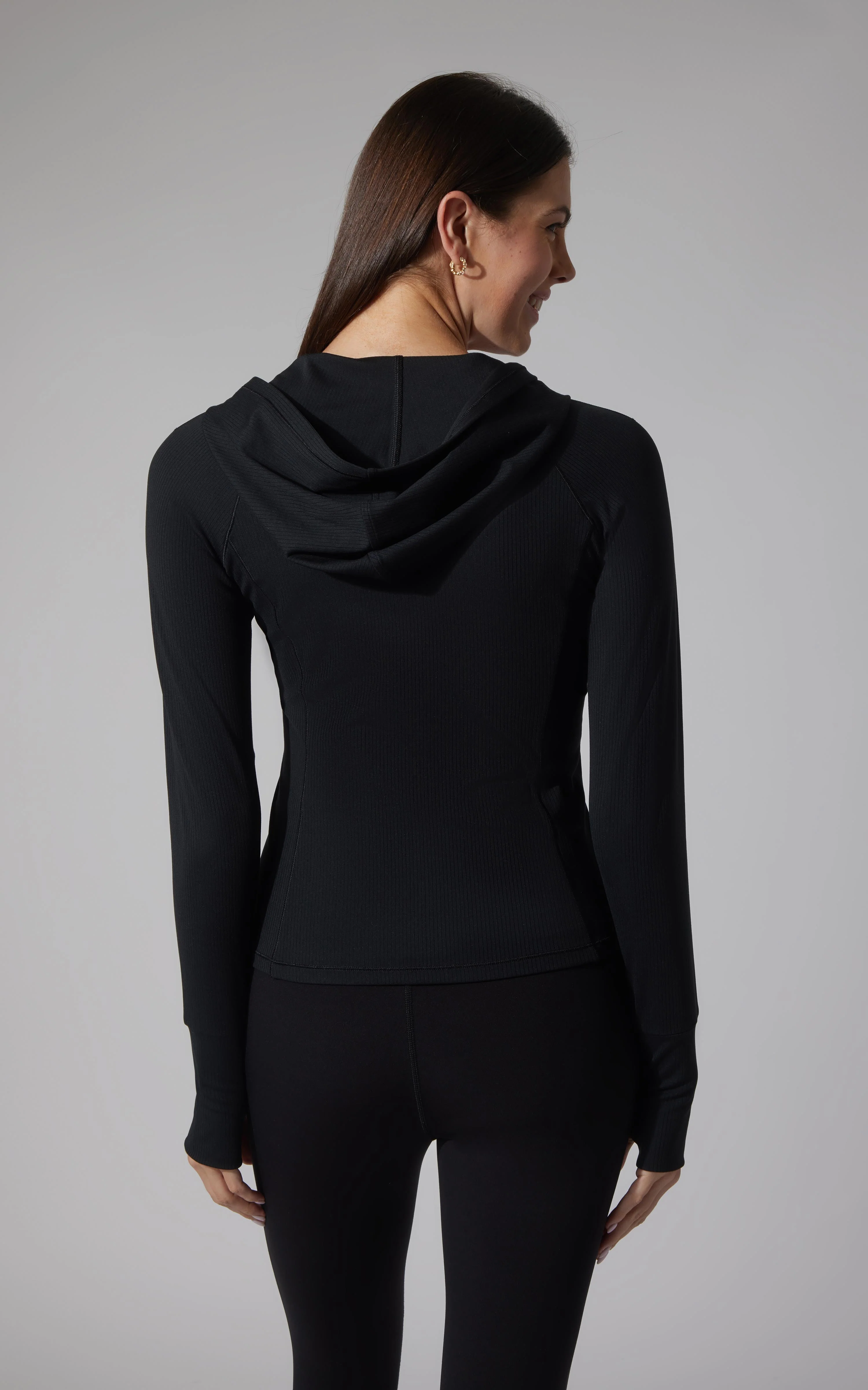 Felix Lux Ribbed Full Zip Hoodie Jacket - Our Petal Tone Story - Image 10