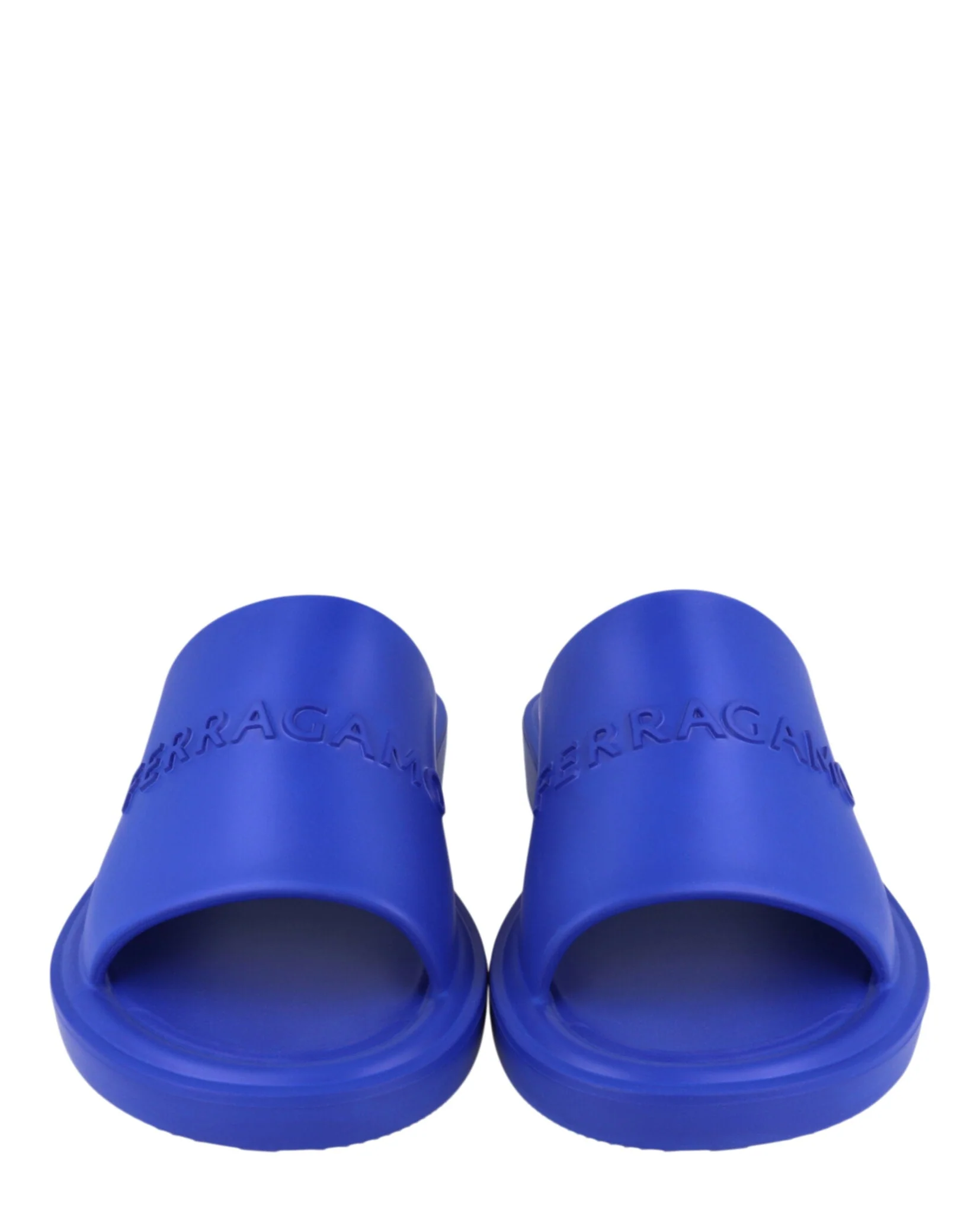Ferragamo Giuneva Logo Embossed Slides - Image 5