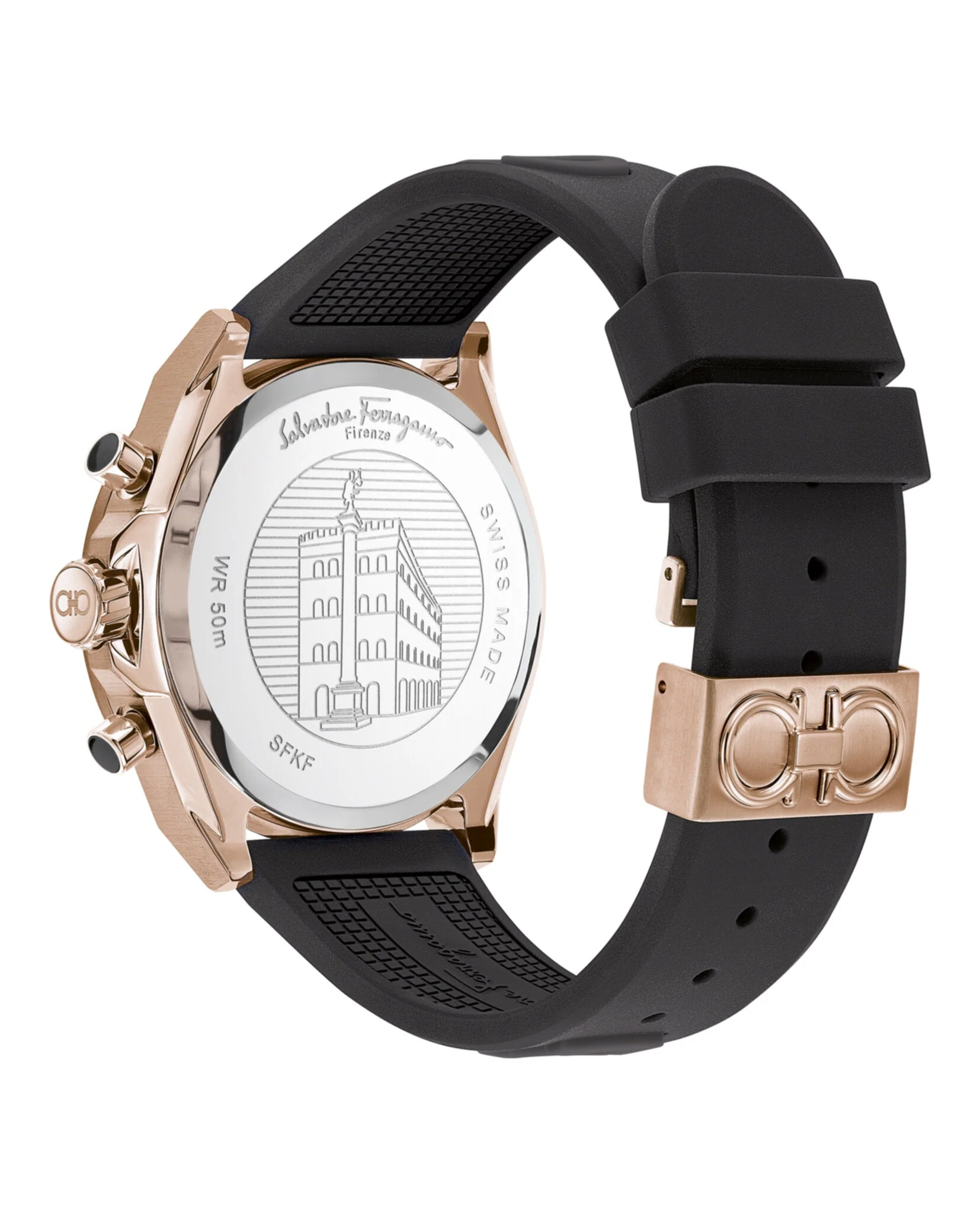 Ferragamo Urban Chrono Silicone Watch - Image 3