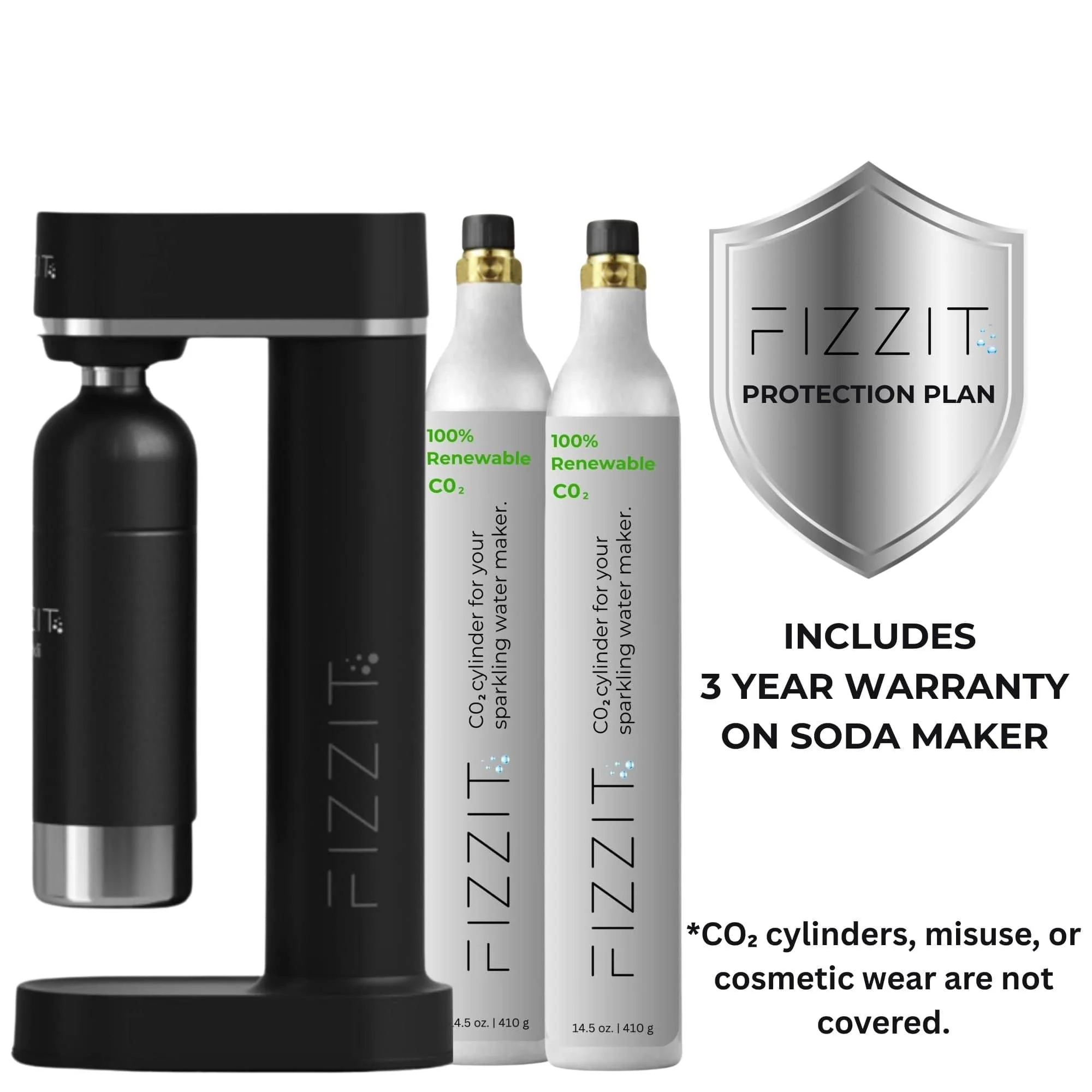 Fizzit™ Spärklï Carbonated Water Soda Maker with Stainless Steel Bottle – Dishwasher Safe Bottles - Sparkling Water Maker - Image 45
