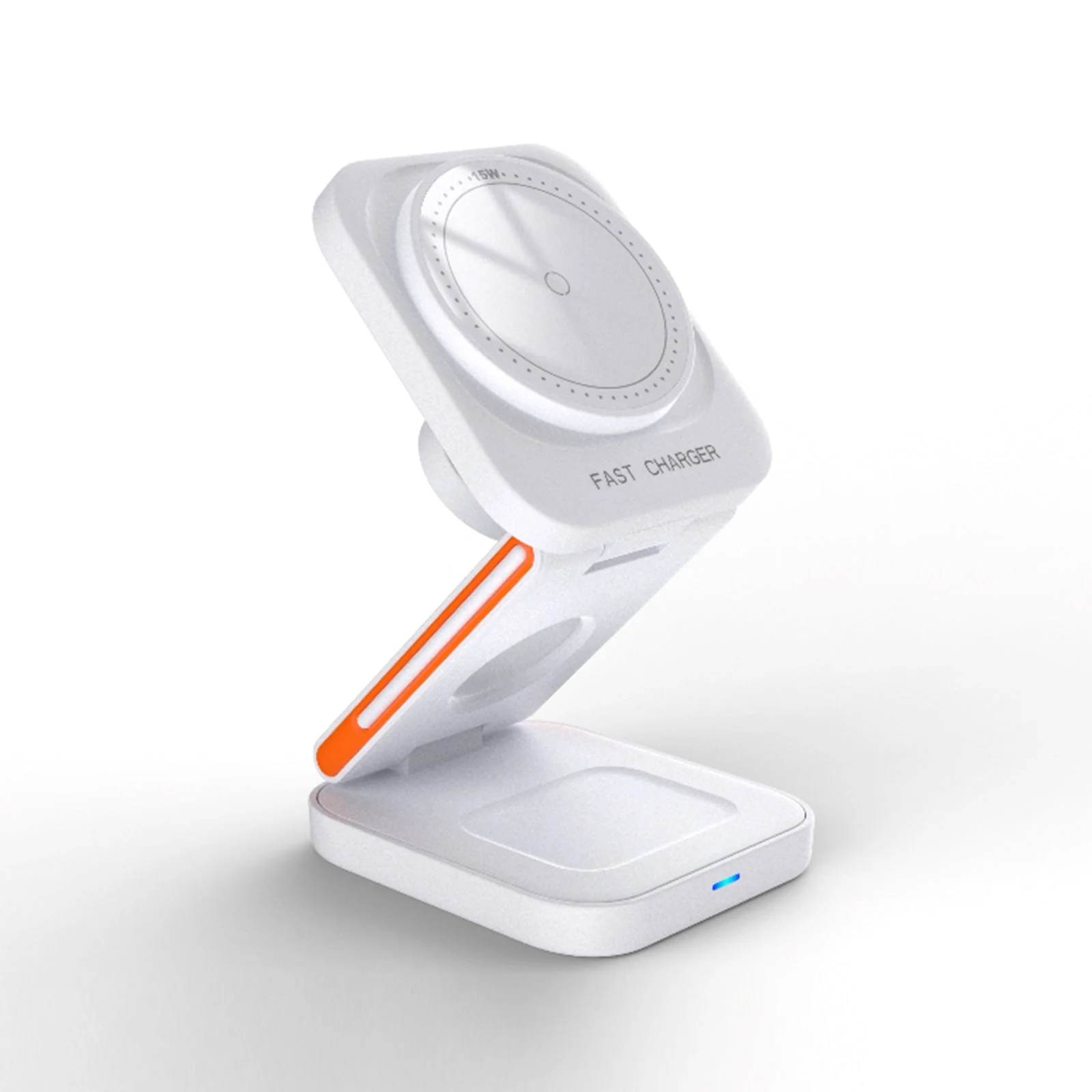 FlexiTrip Foldable Wireless Charger – Compact, Fast Charging, Portable Design for iPhone, Android, and Qi-Enabled Devices - Image 6