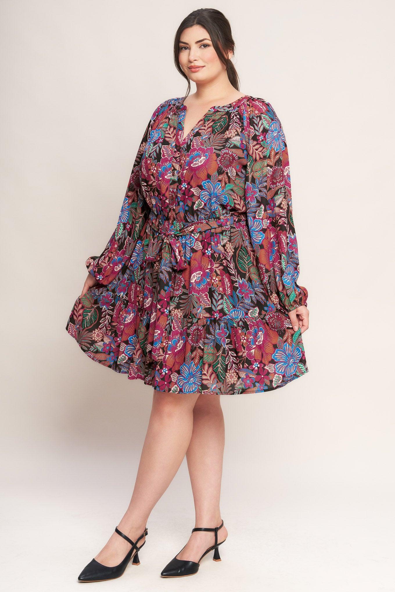 Floral Bliss Woven Mini Dress - Image 10