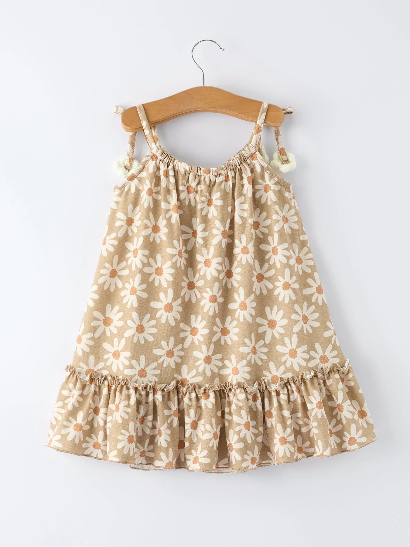 Floral Daisy Girl Spaghetti Strap Dress - Image 2