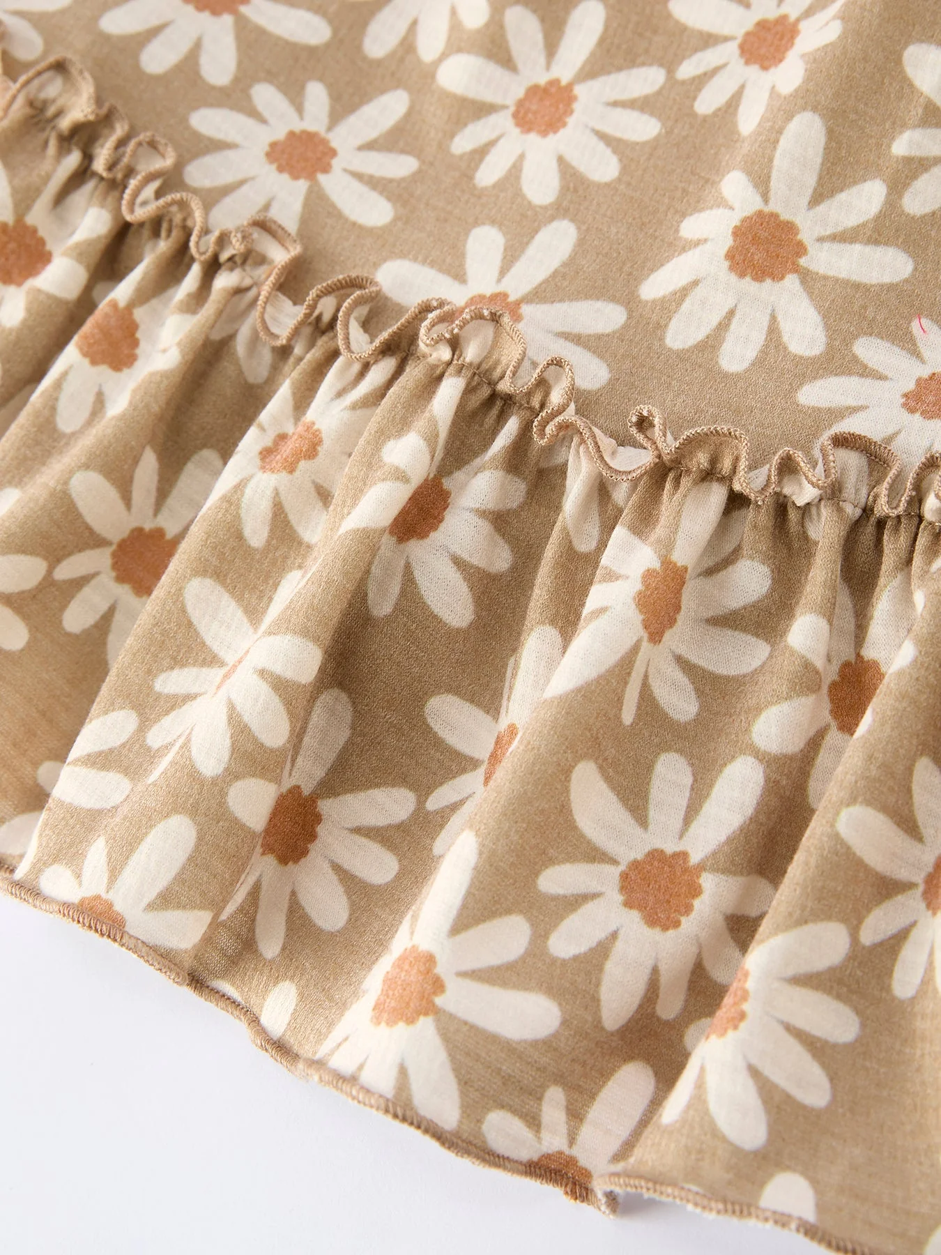 Floral Daisy Girl Spaghetti Strap Dress - Image 4