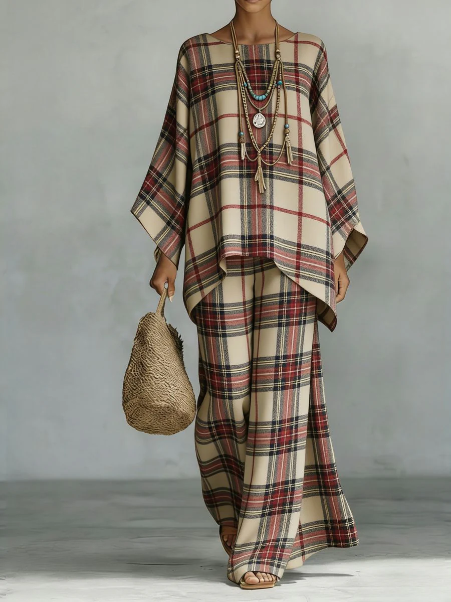 Floral Print Bamboo Linen Two-Piece Set | Wide-Leg Pants - Image 13
