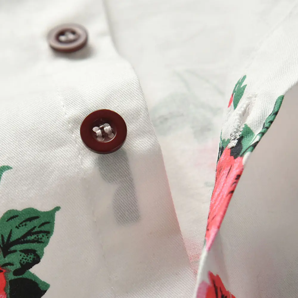 Floral Print Long Sleeve Shirt and Overalls Set - Image 17