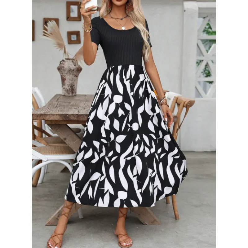 Floral Scoop-Neck Maxi Dress - Image 10