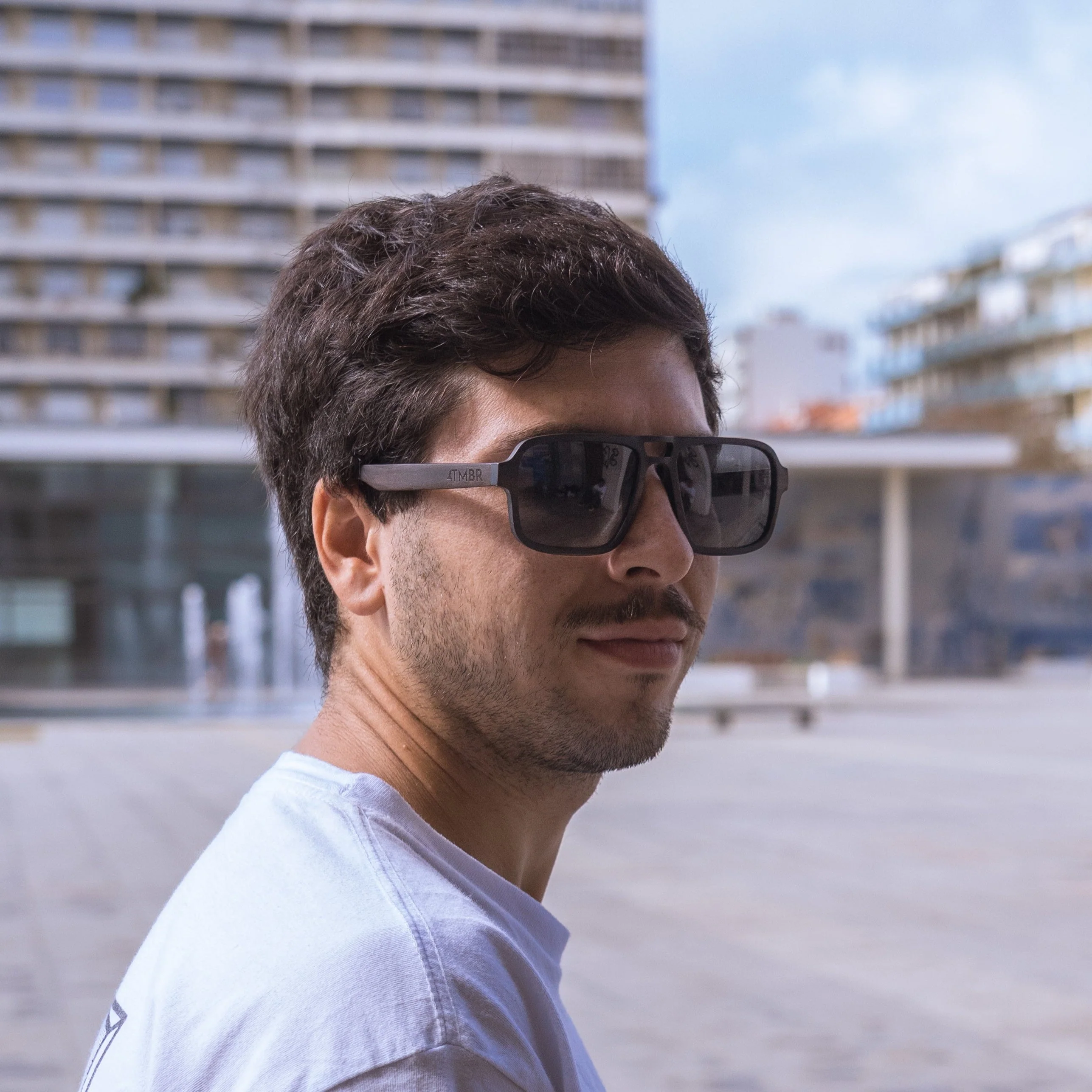 Flyer | Vintage Black | Wooden Sunglasses - Image 2