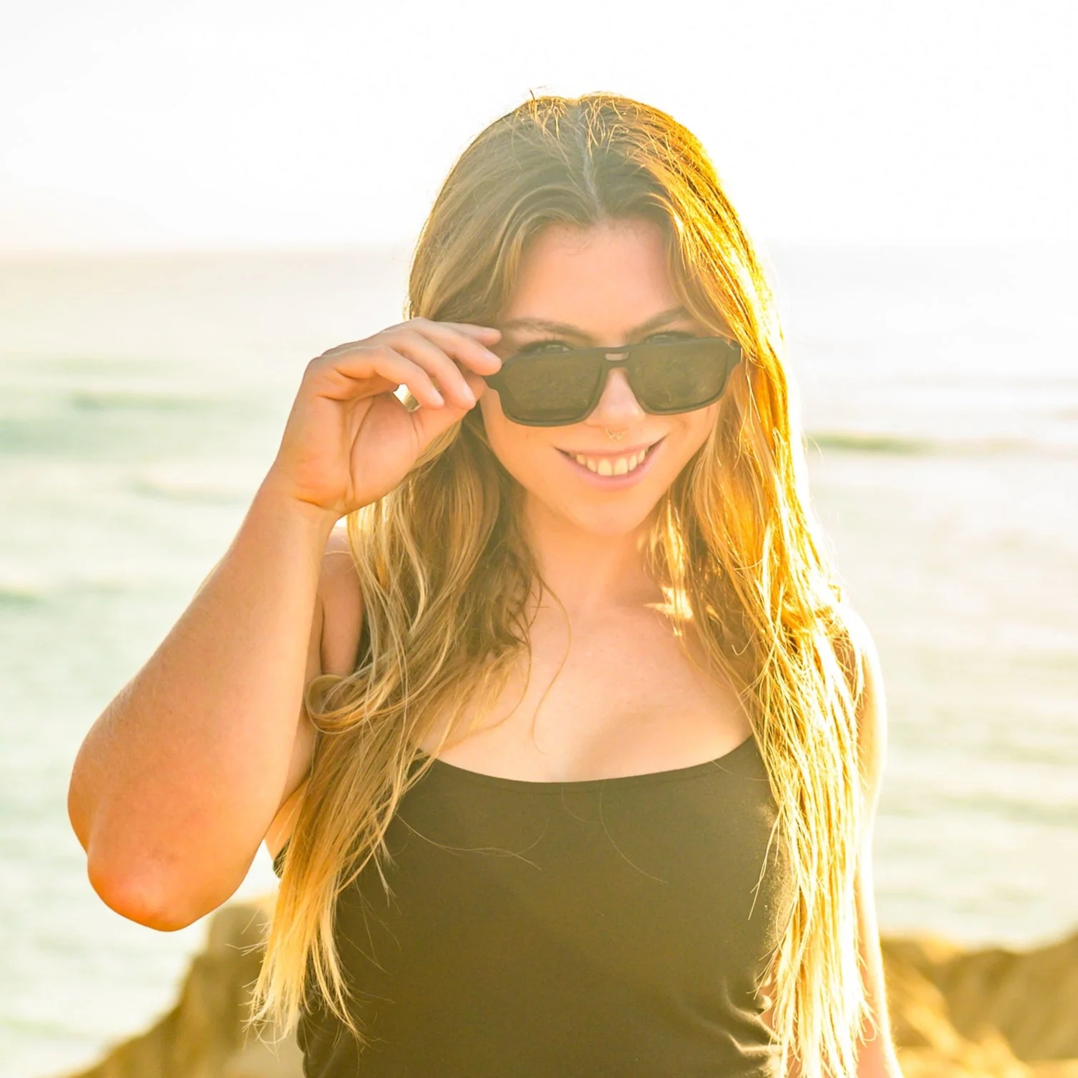 Flyer | Vintage Black | Wooden Sunglasses - Image 3
