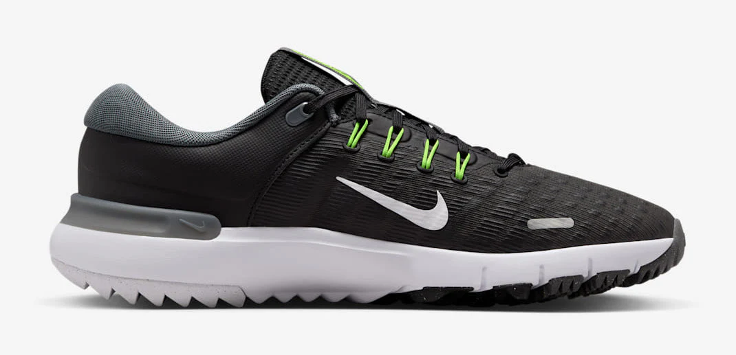 [fn0332-001] Mens Nike Free Golf Next Nature 'black Iron Grey Volt White' - Image 3