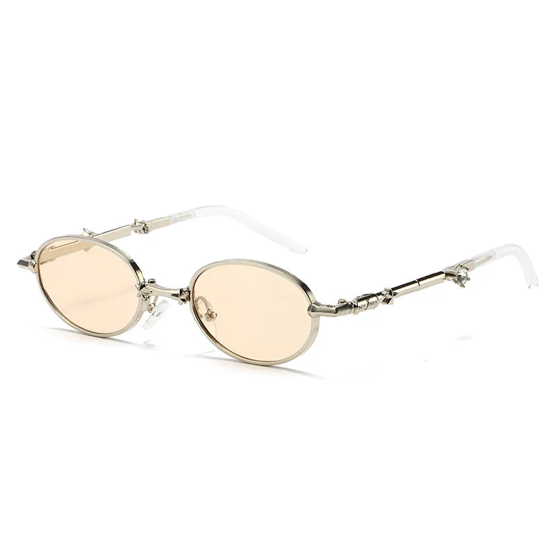 Foldable Small Frame Light-Tinted Sunglasses – Women’s Luxury Style - Image 9