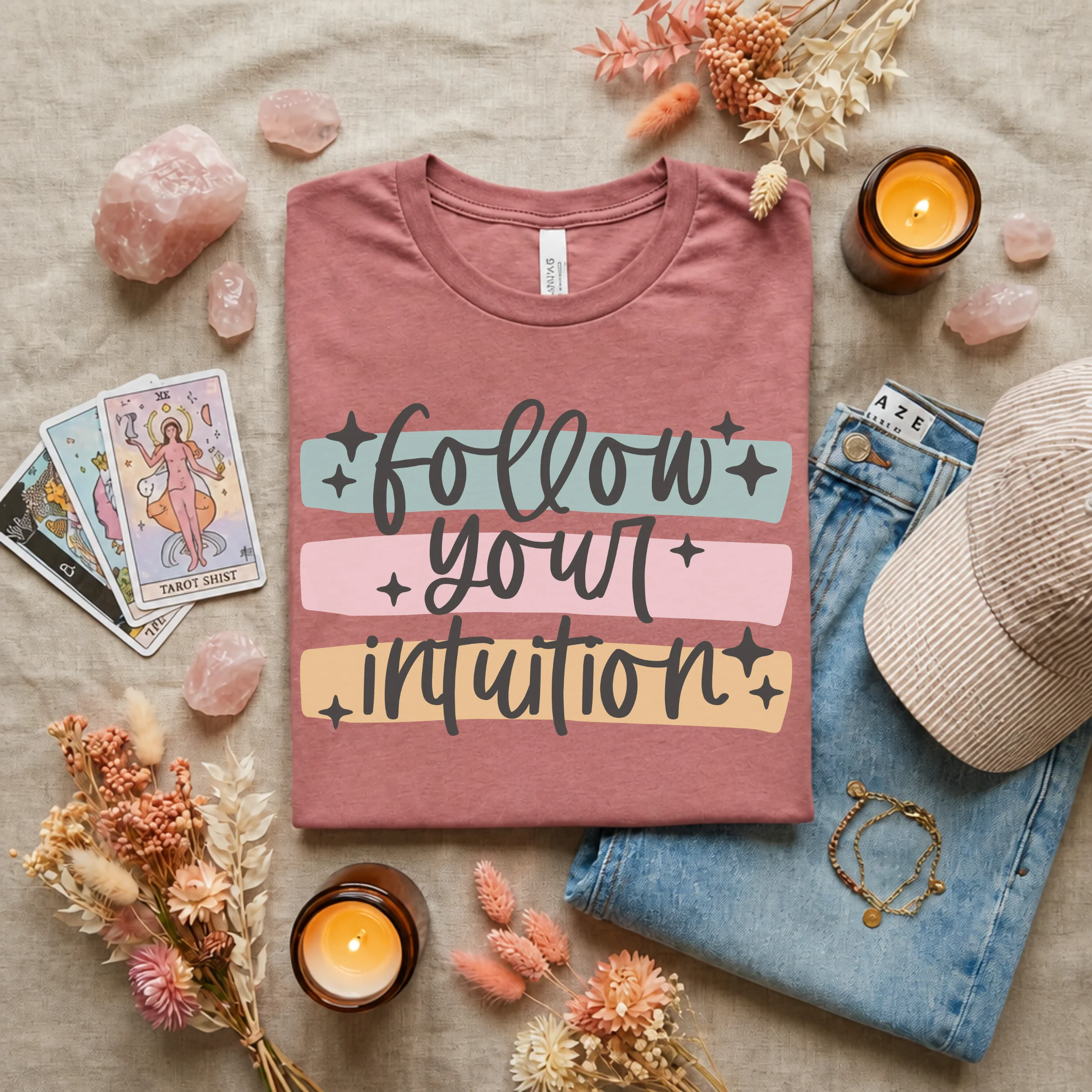 Follow Your Intuition Tee | Spiritual Graphic T-Shirt