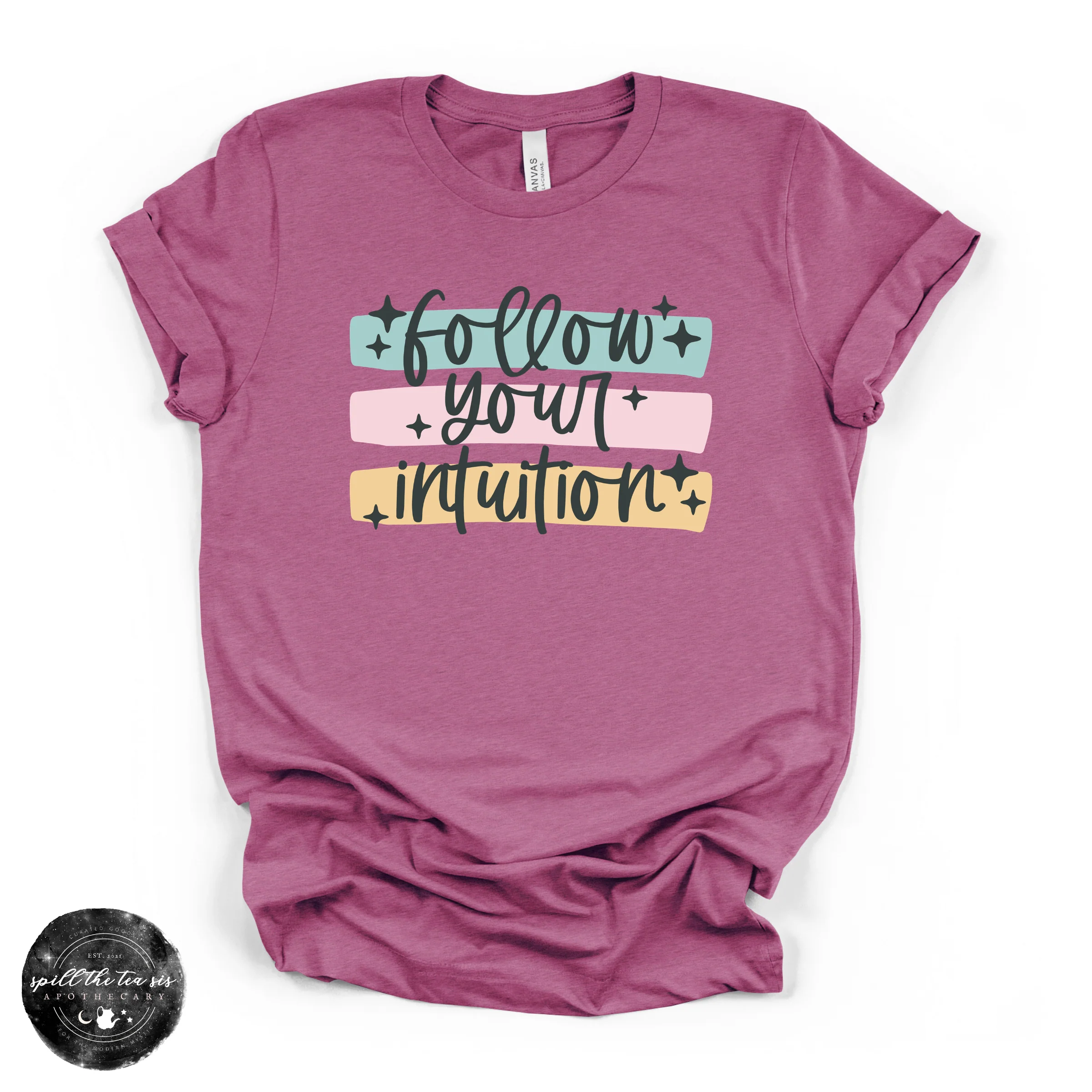 Follow Your Intuition Tee | Spiritual Graphic T-Shirt - Image 3