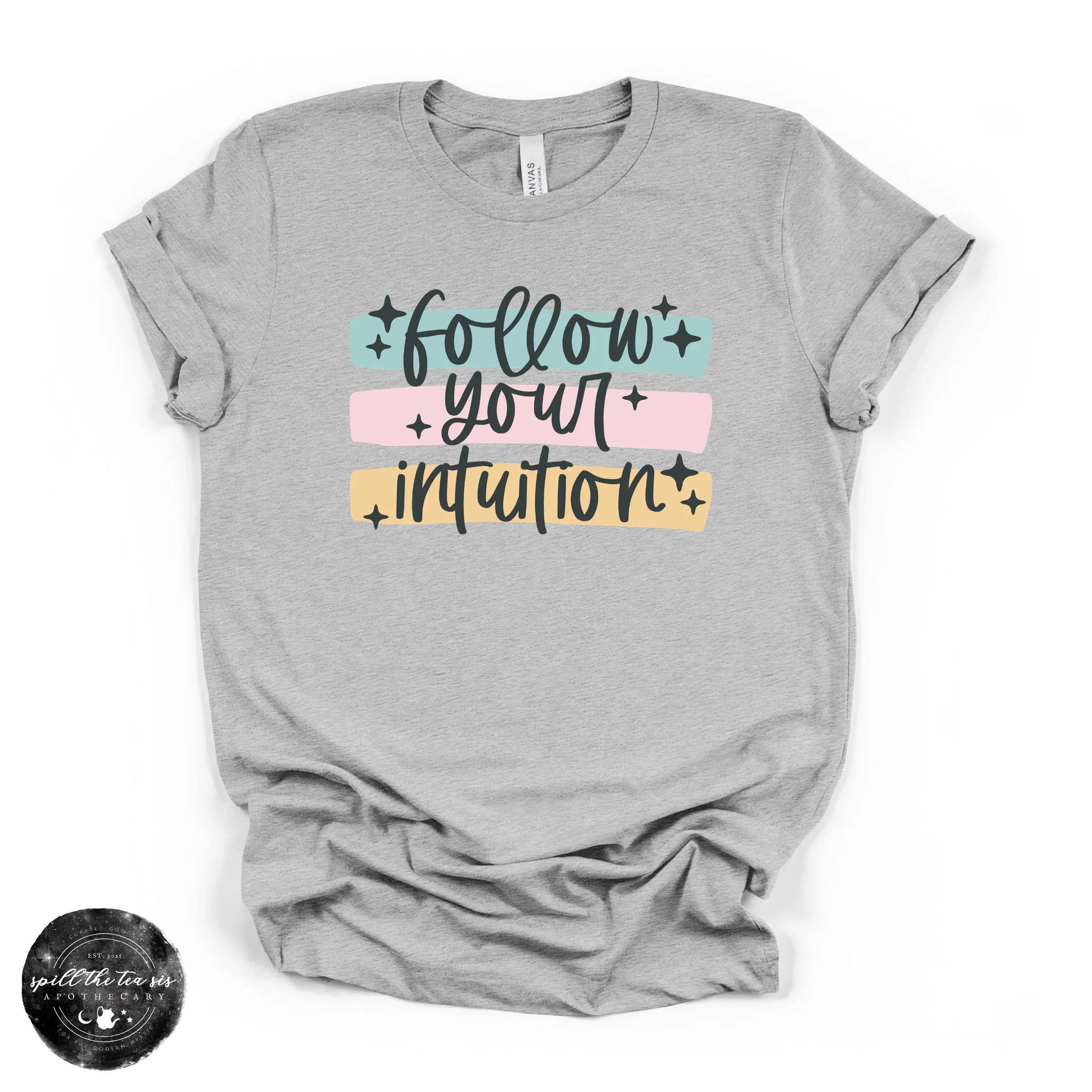 Follow Your Intuition Tee | Spiritual Graphic T-Shirt - Image 5