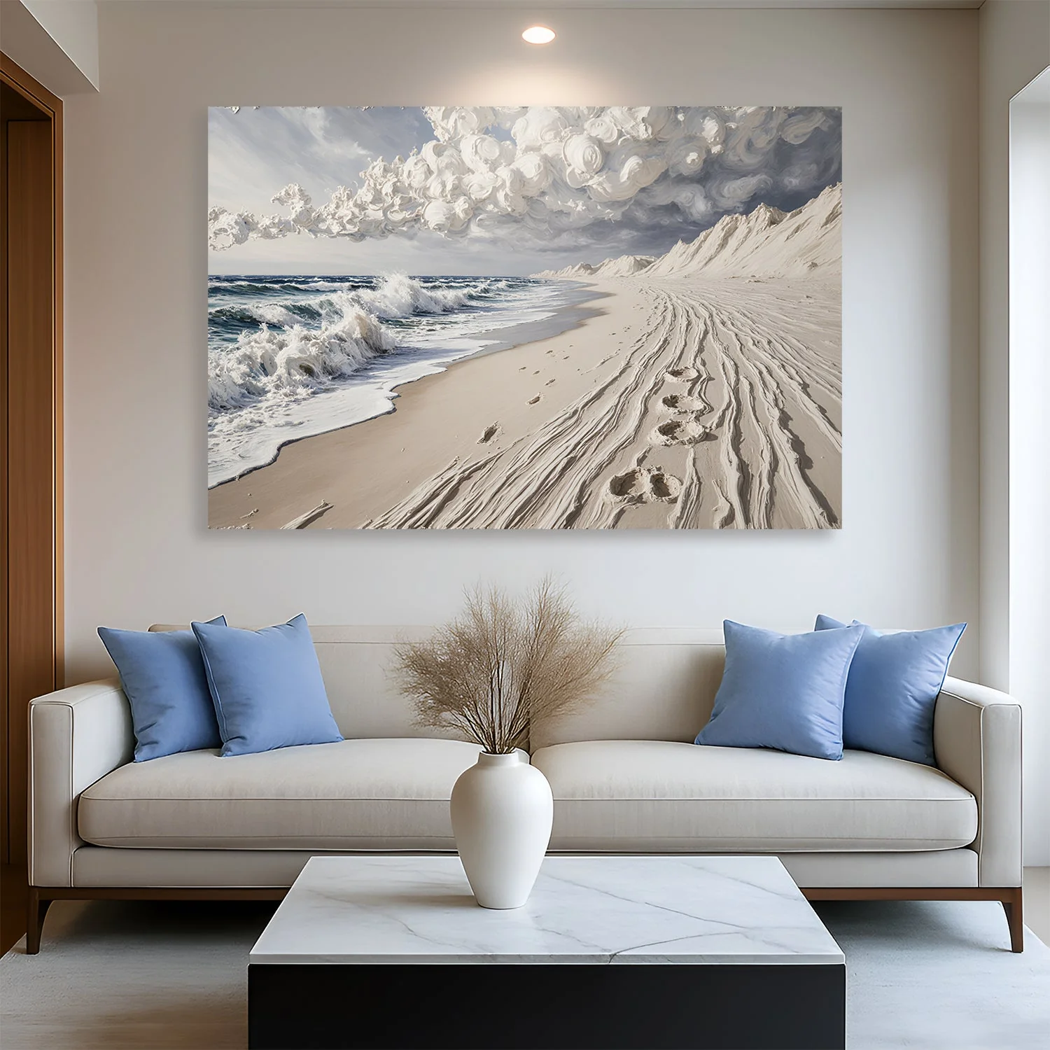 Footprints in the Sand Wall Art - Image 3