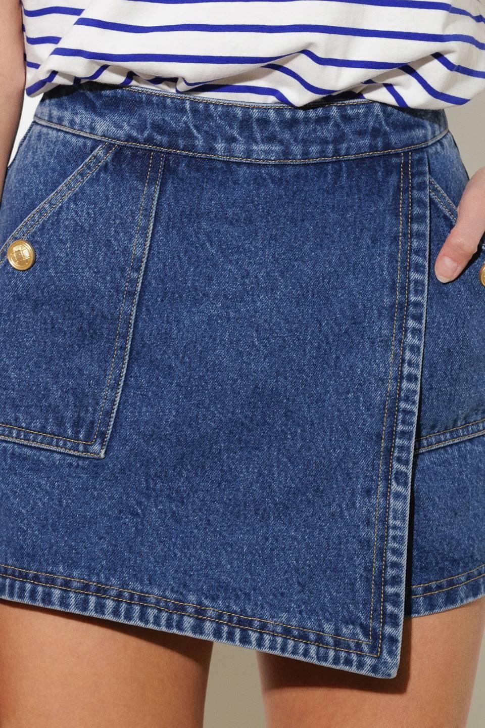 For a Second Denim Skort - Image 9