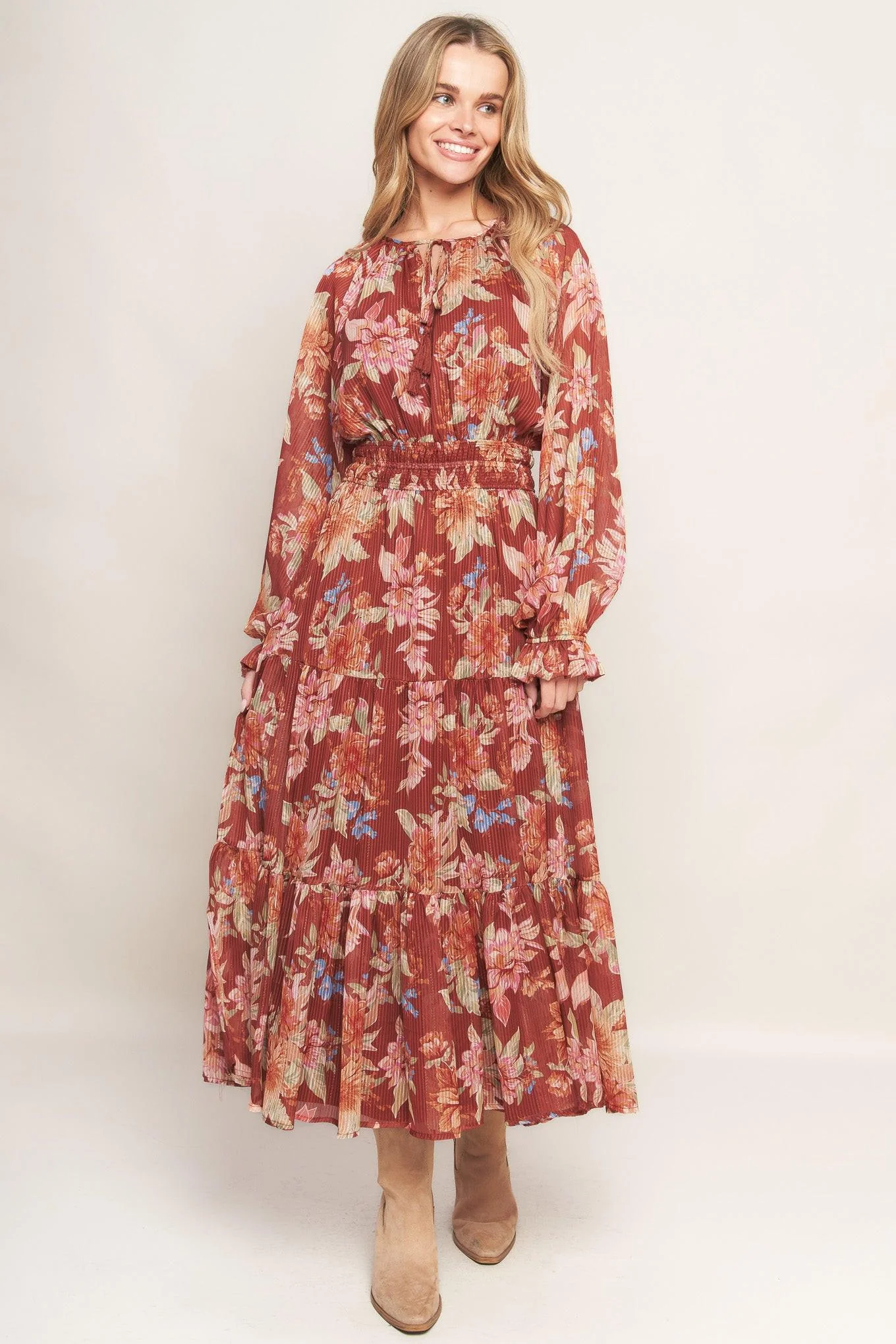 Forest Park Woven Midi Dress - Image 6