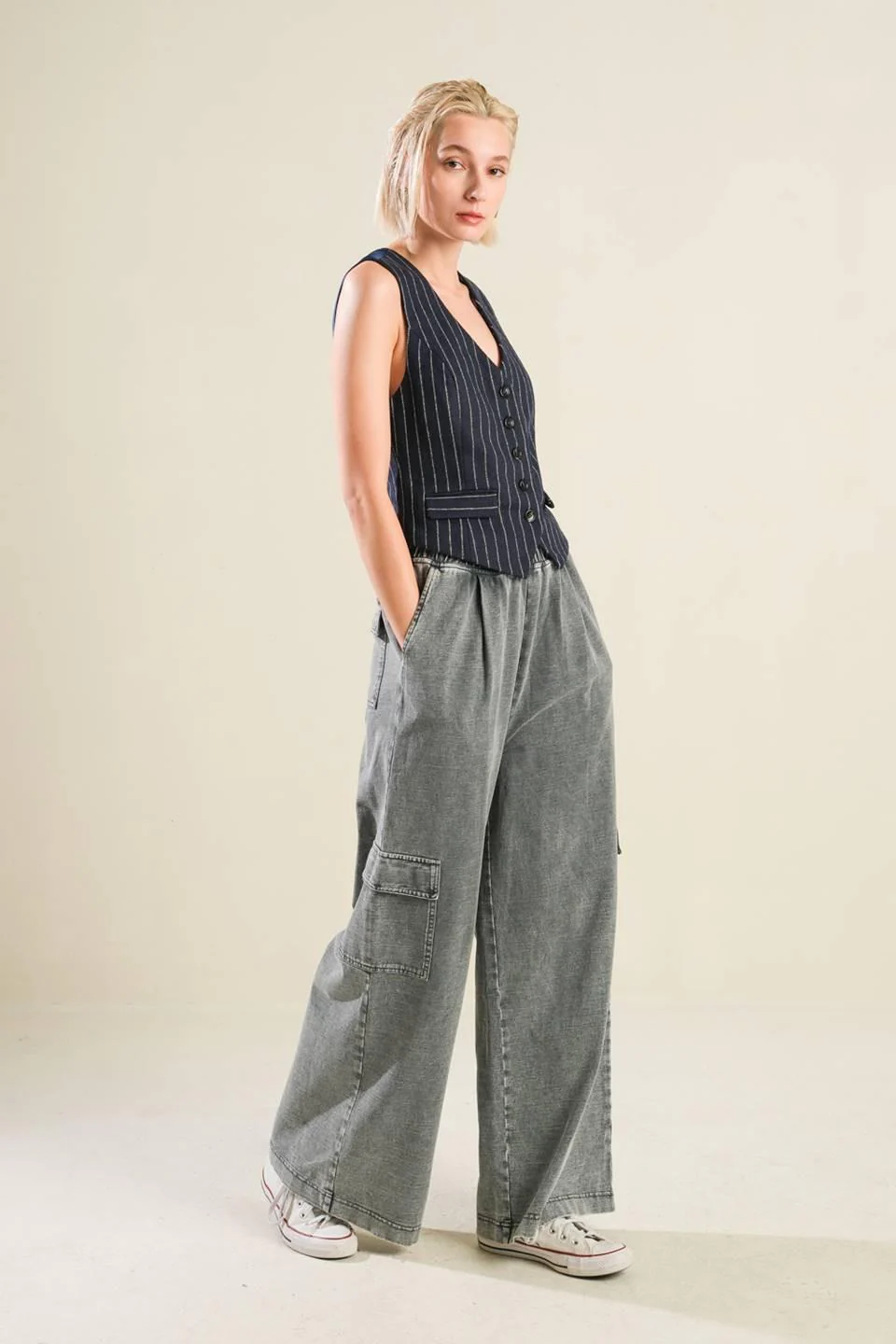 Forever Connected Woven Vest - Image 4