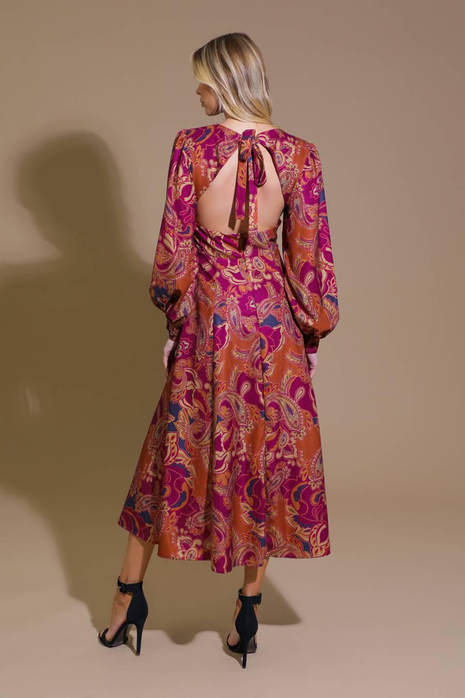 Forevermore Woven Midi Dress - Image 2