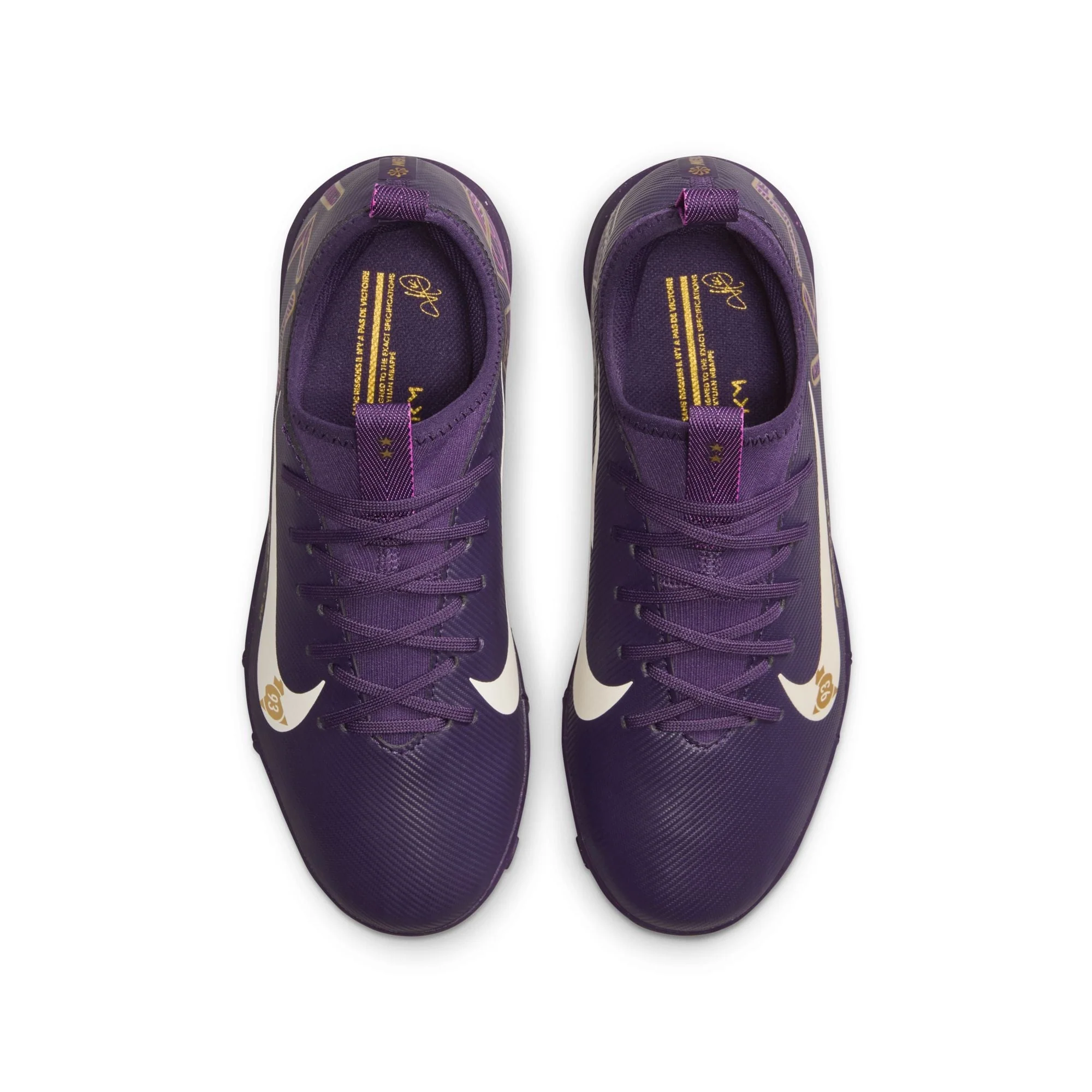 [fq8285-500] Grade School Nike Jr Zoom Vapor 16 Academy Km Tf 'kylian Mbappé' - Image 4