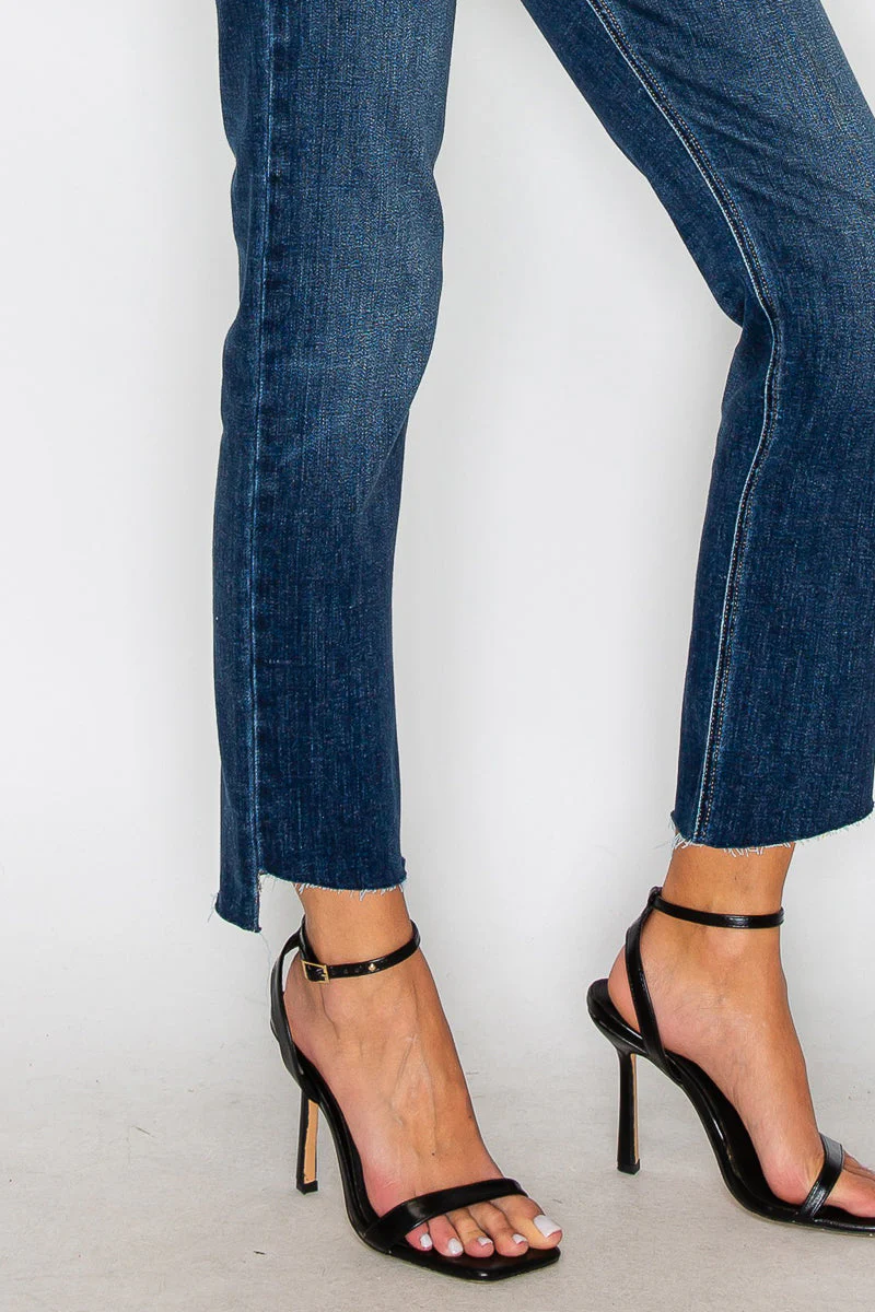 Francesca Tummy Control High Rise Straight Jeans - Image 11