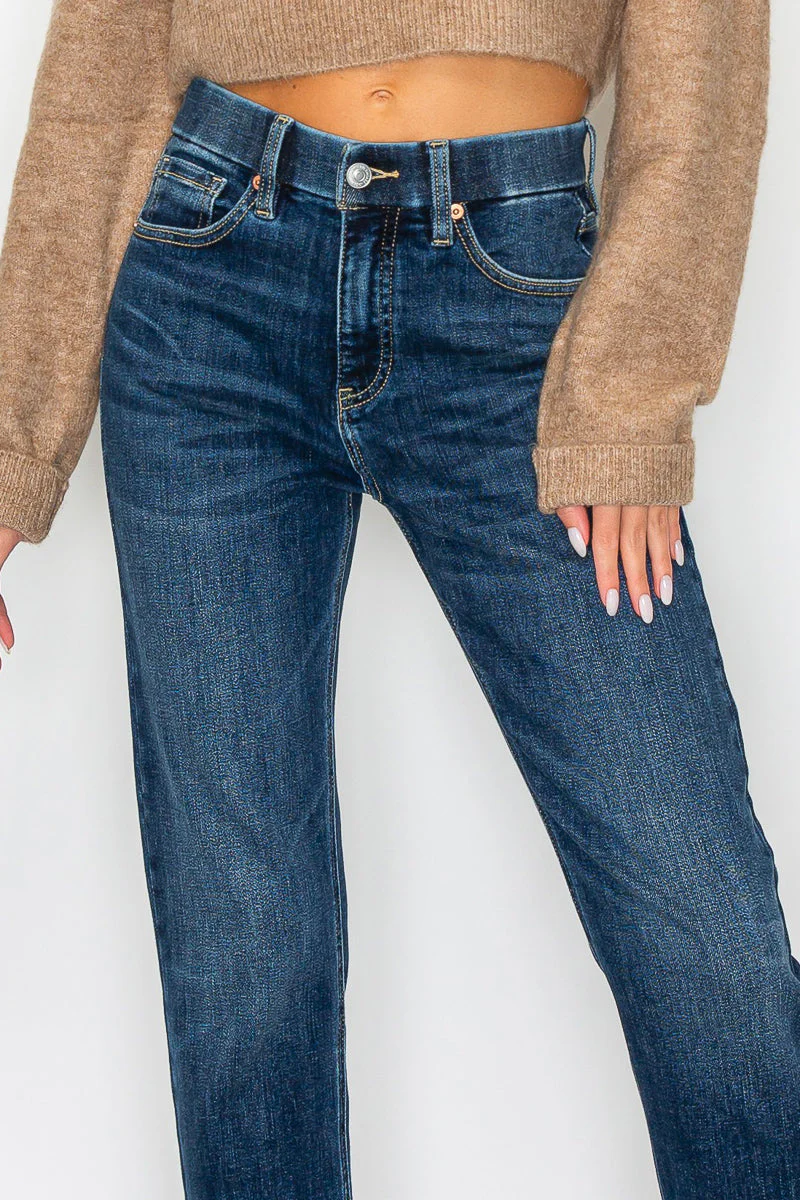 Francesca Tummy Control High Rise Straight Jeans - Image 13