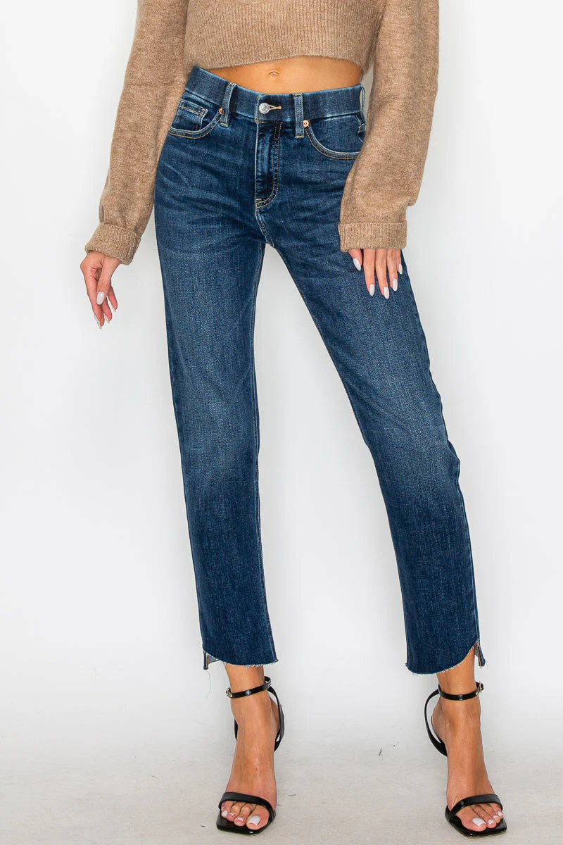 Francesca Tummy Control High Rise Straight Jeans - Image 14