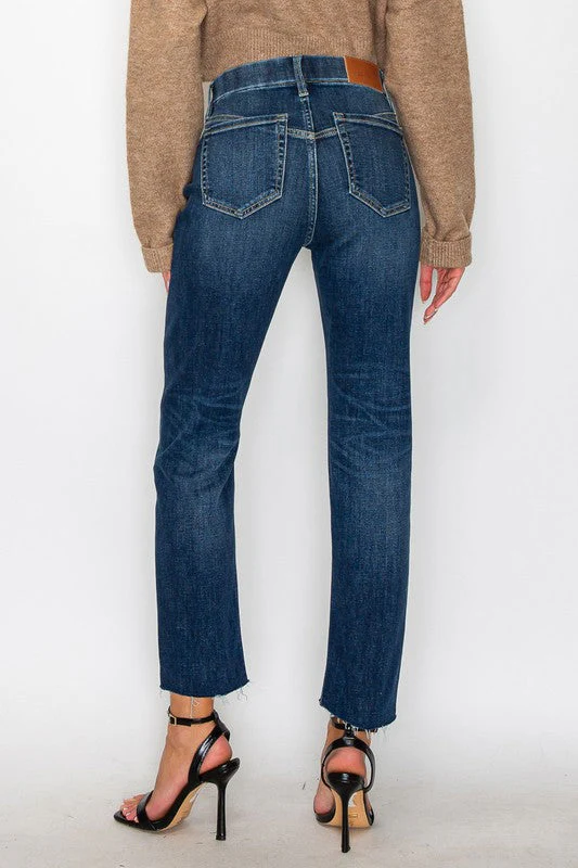 Francesca Tummy Control High Rise Straight Jeans - Image 8