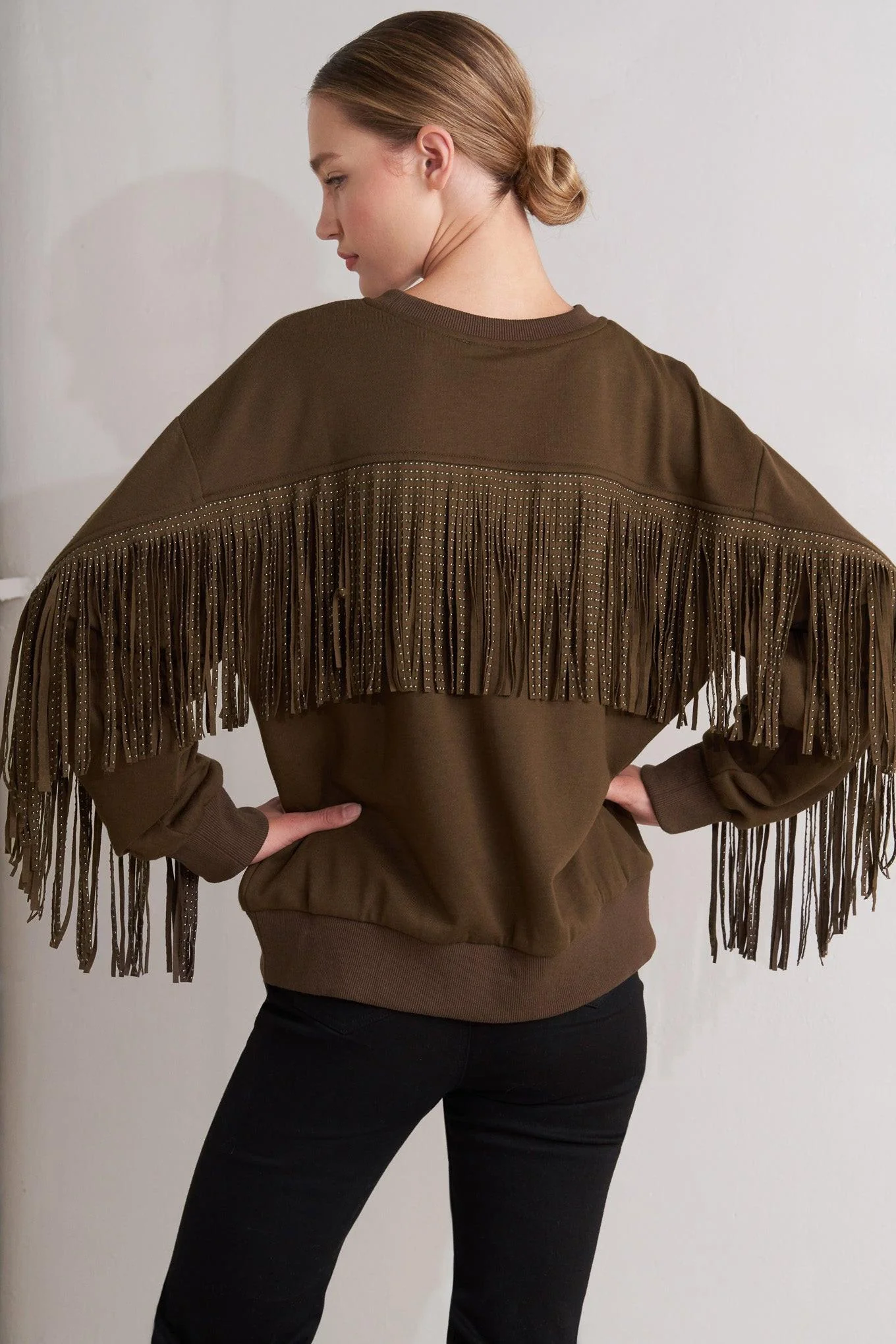 Fringe City Pullover Knit Top - Image 2