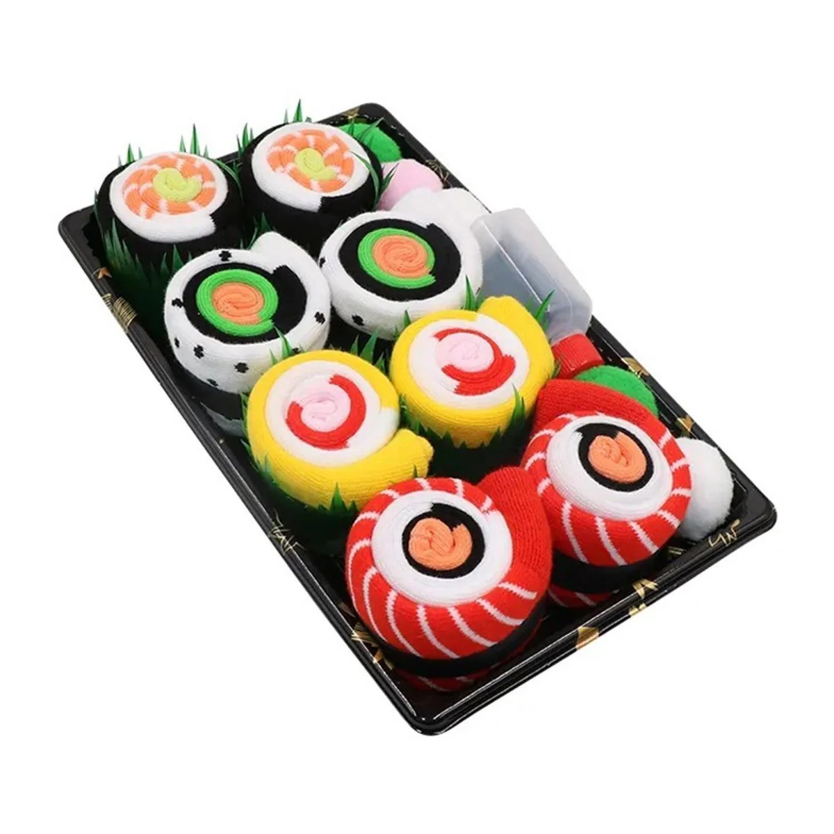 Funny Sushi Socks for Men & Women – 4-Pair Gift Box Set - Image 3
