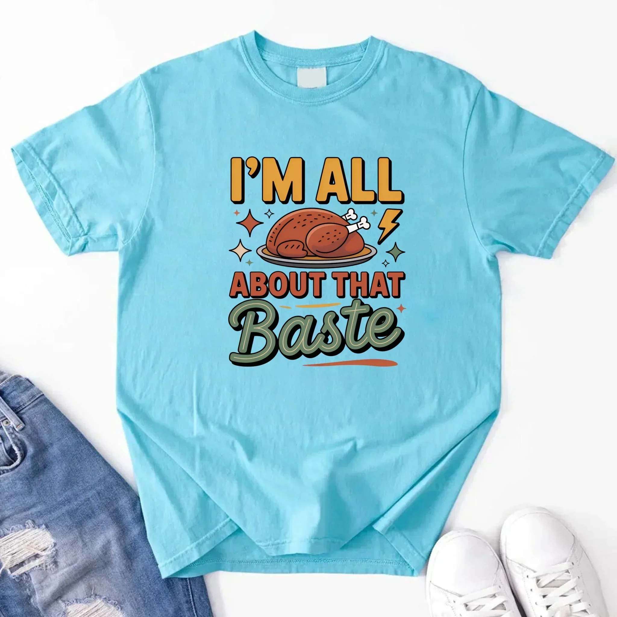 Funny Thanksgiving Couples Shirts – Baste & Gravy Matching Tees - Image 20