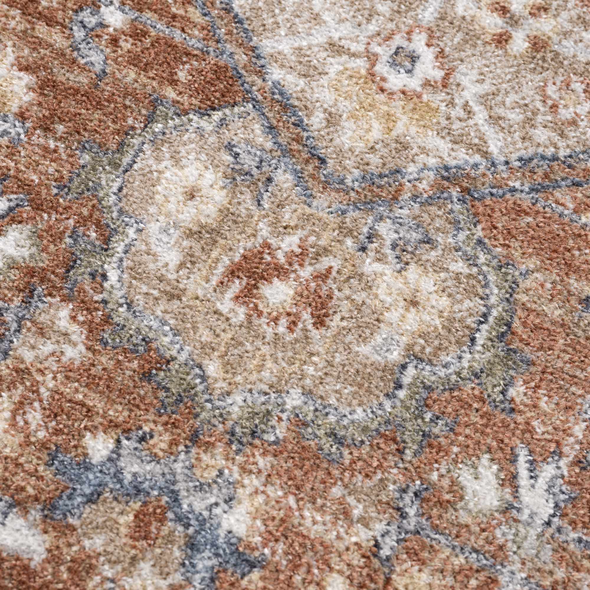 Gael Rust Boutique Washable Rug - Clearance - Image 16