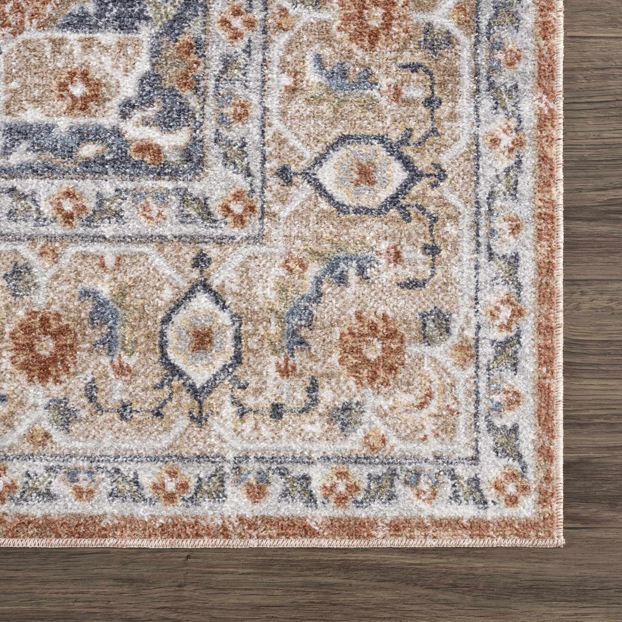 Gael Rust Boutique Washable Rug - Clearance - Image 8