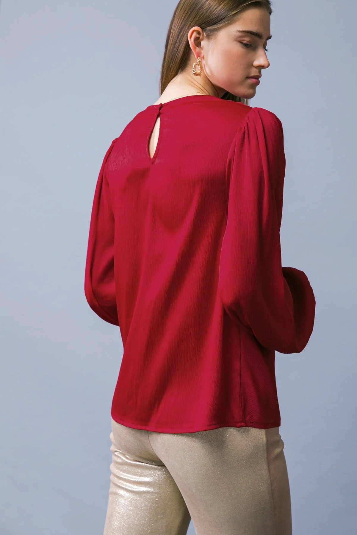 Garden Sensation Satin Top - Image 3