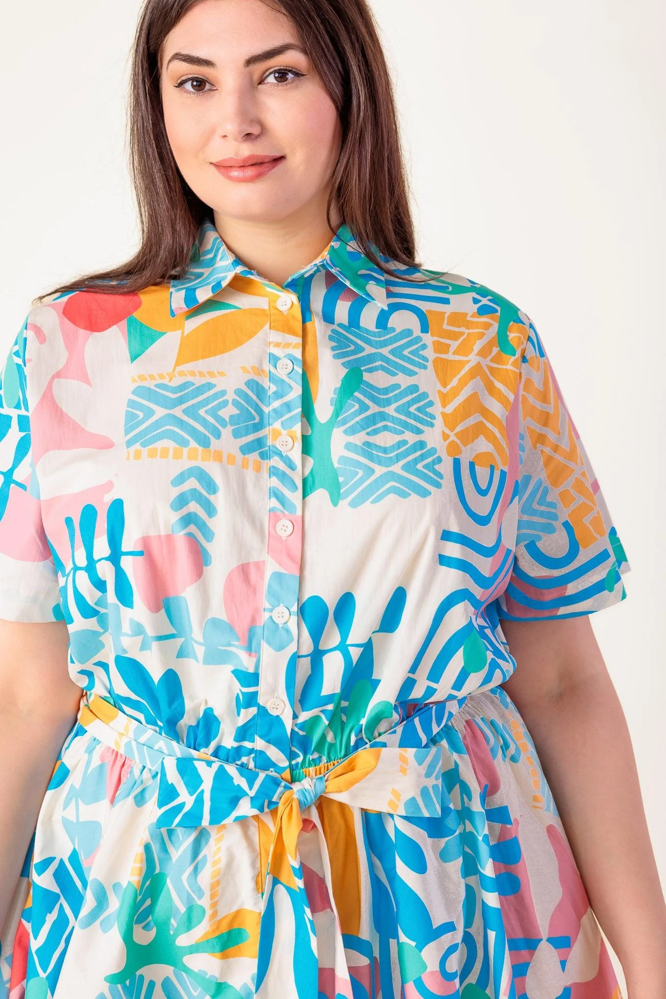 Garden Social Woven Mini Dress - Image 11