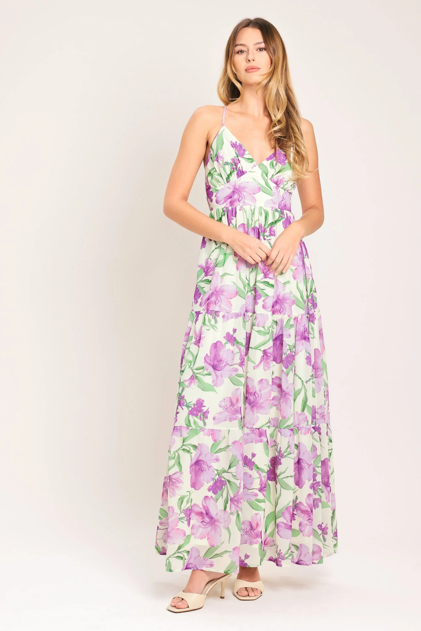 Garden Sweetheart Woven Maxi Dress - Image 6
