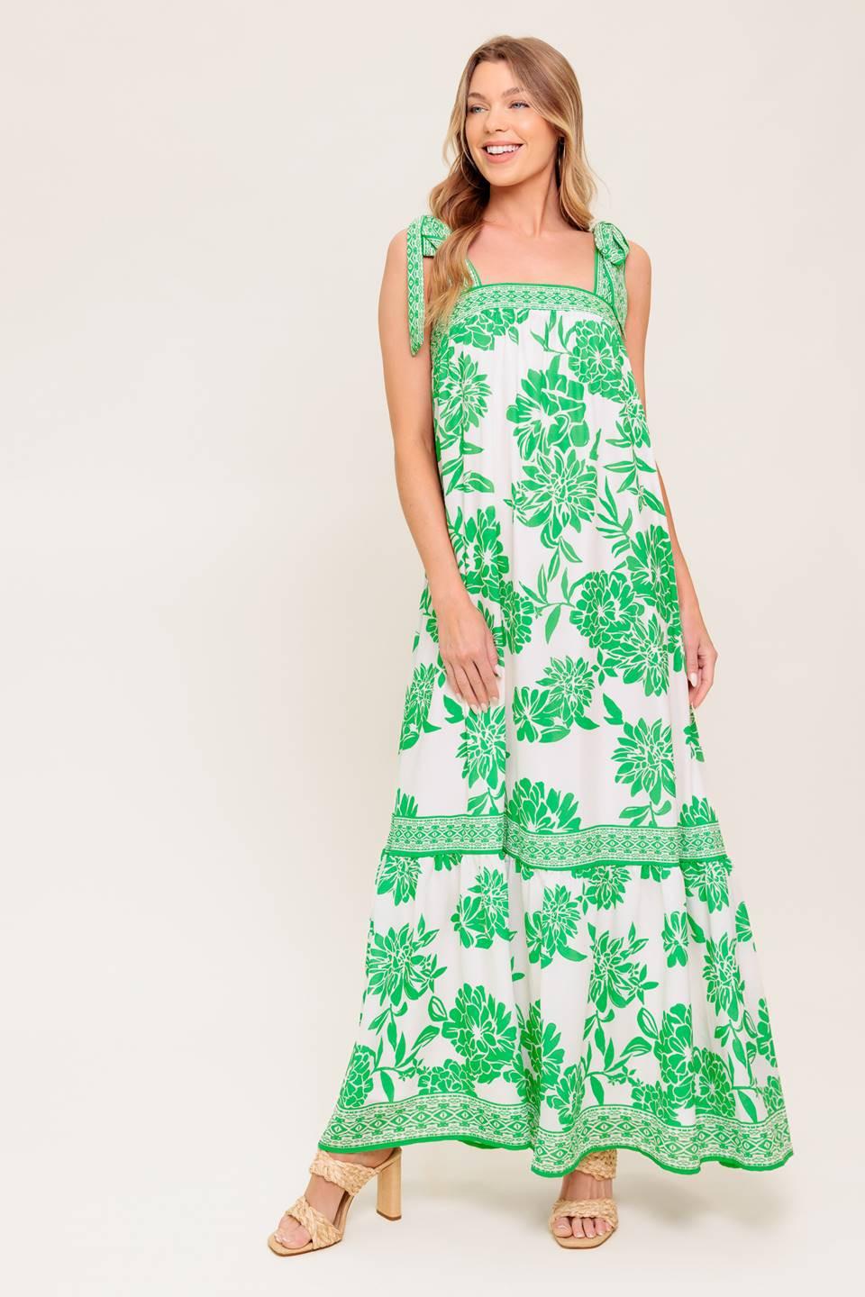 Garden Tales Woven Maxi Dress - Image 3