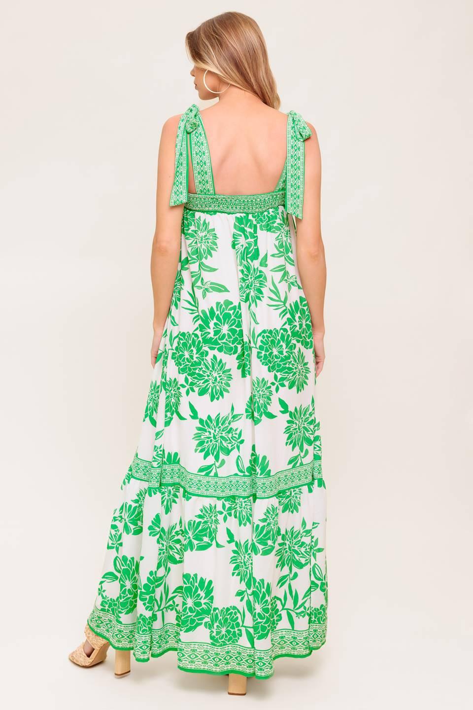 Garden Tales Woven Maxi Dress - Image 7