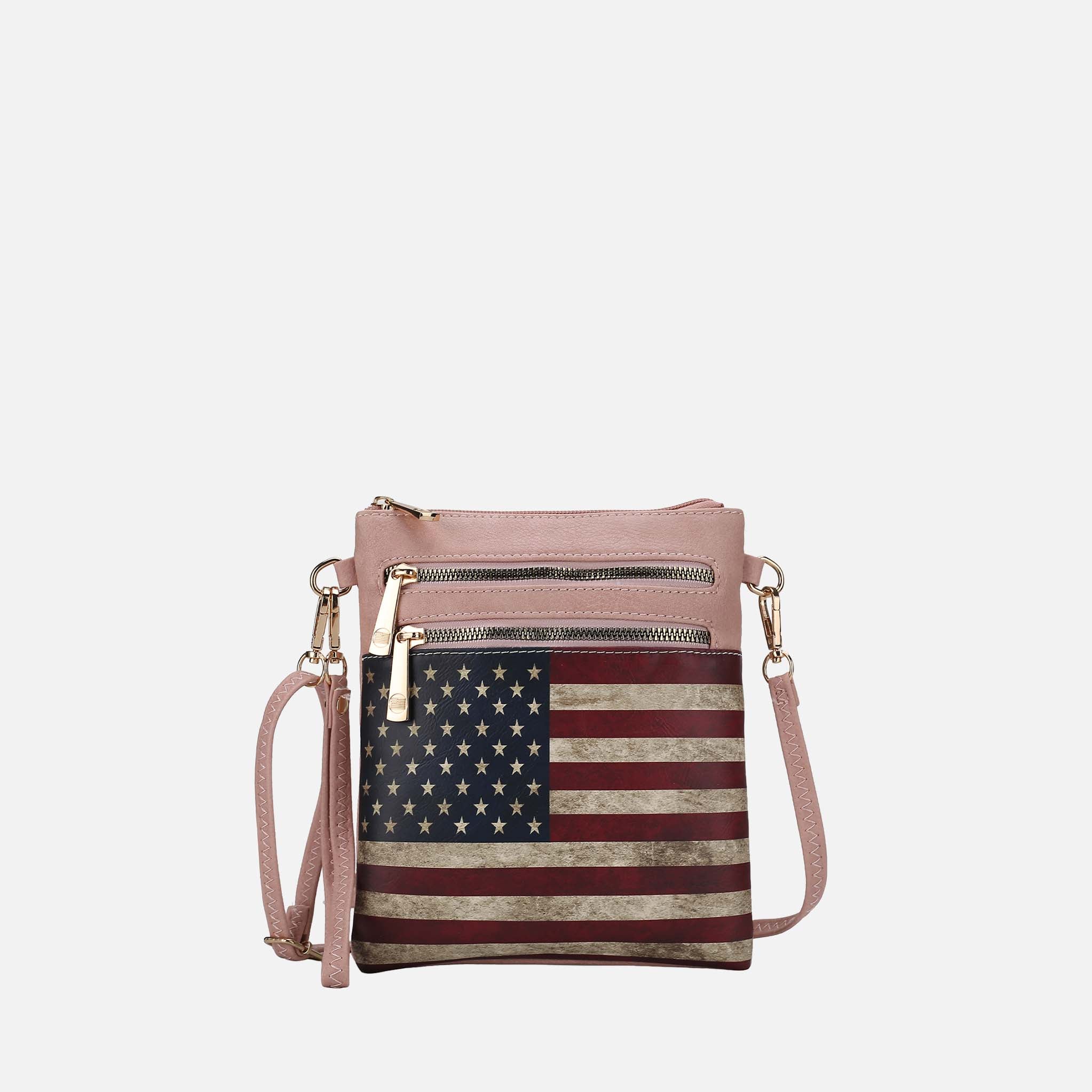 Genesis Printed Flag Crossbody Bag - Image 8
