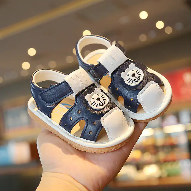 Genuine Leather Baby Girls Summer Beach Sandals - Image 5