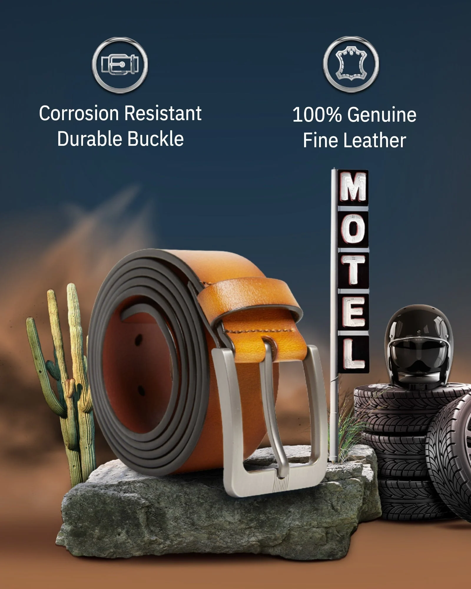 Genuine Leather Belt - Image 8