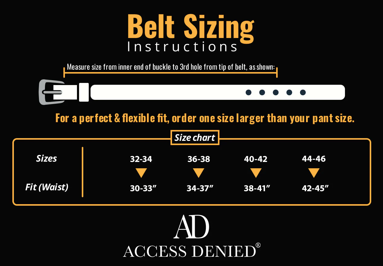 Genuine Split Leather Belt - Image 13