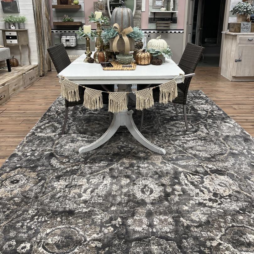 Georgiana Charcoal Area Rug - Image 2