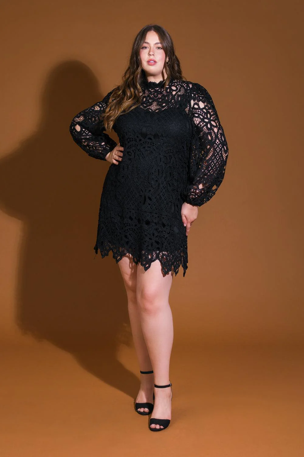 Getting Started Woven Lace Mini Dress - Image 8