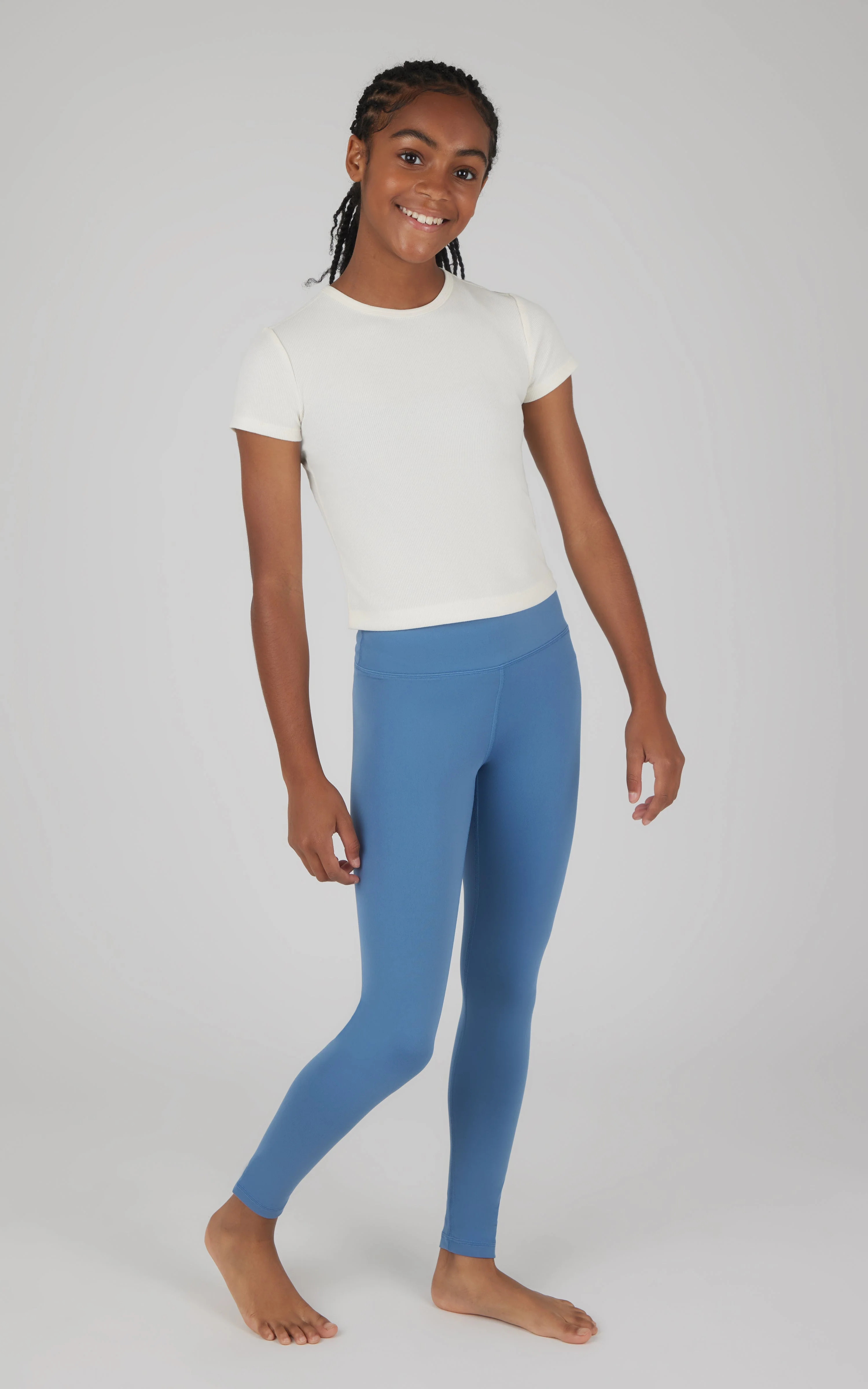 Girls 2 Pack  Interlock Everyday Full Length Legging and Everyday Interlock High Waist Flared Pant - Image 15