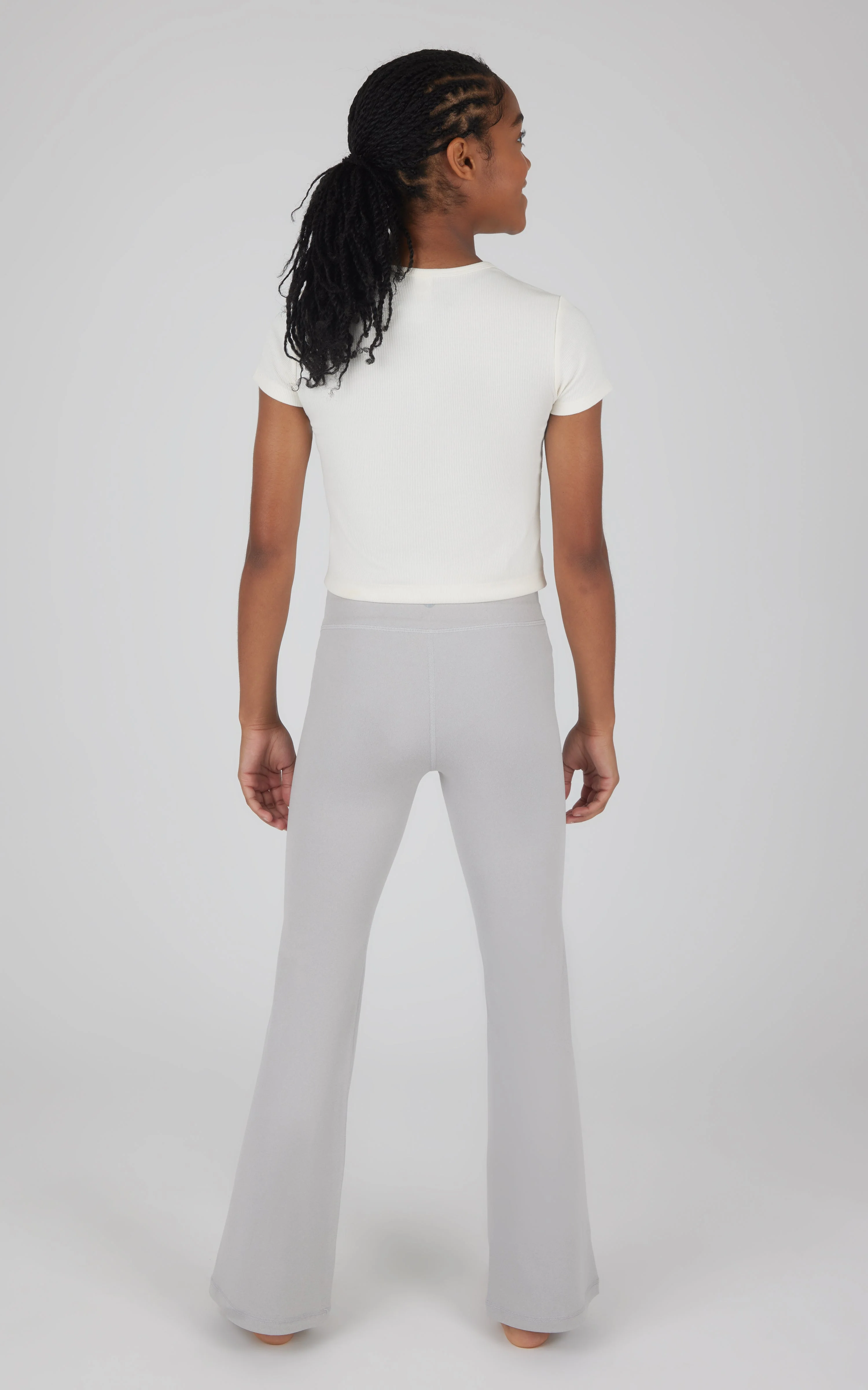 Girls 2 Pack  Interlock Everyday Full Length Legging and Everyday Interlock High Waist Flared Pant - Image 18