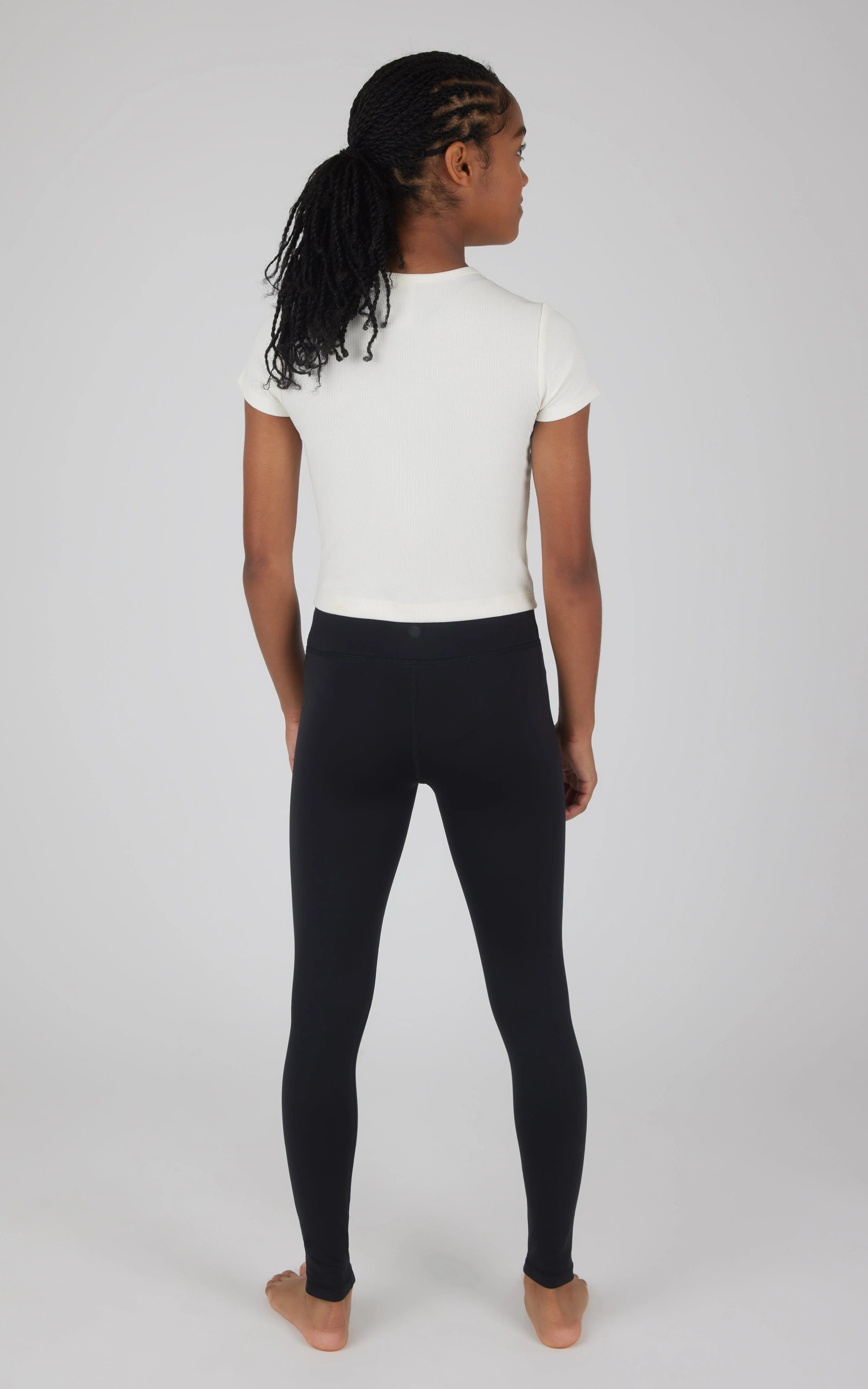 Girls 2 Pack  Polarlux Madison Basic Crossover Waist Legging and Polarlux Everday Ankle Legging - Image 15