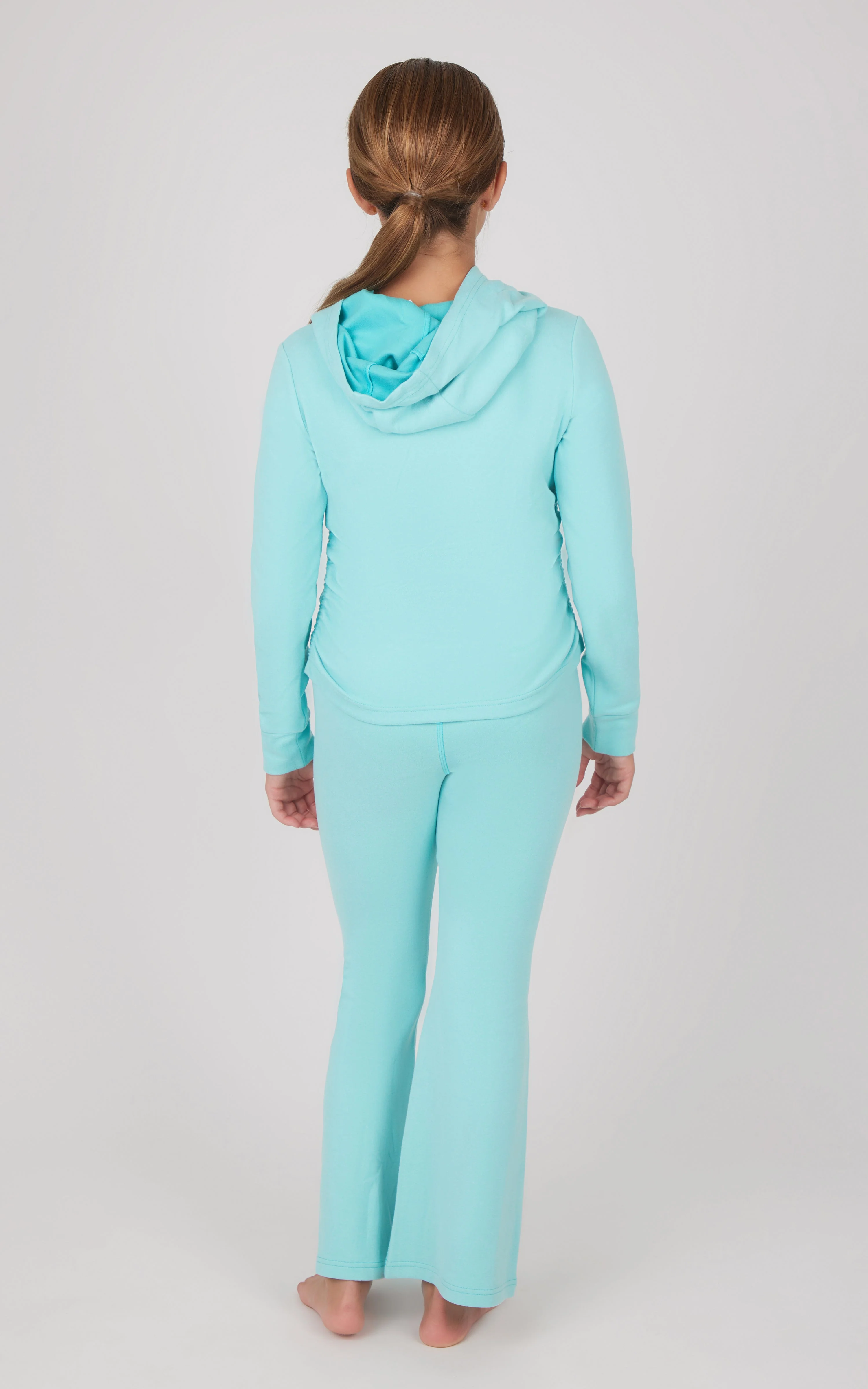 Girls 2 PC Hoodie and Flared Leg Pant - Image 3