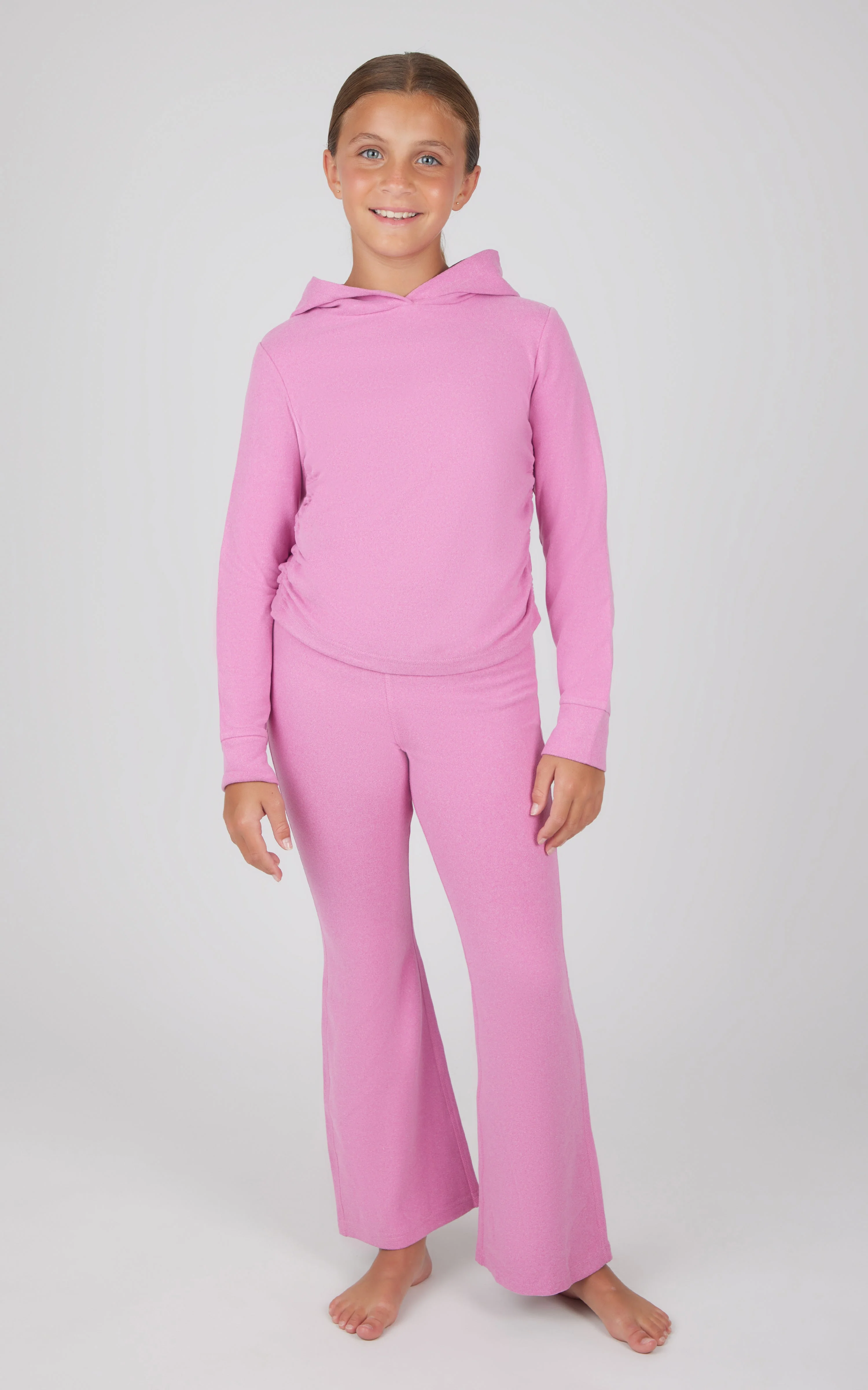 Girls 2 PC Hoodie and Flared Leg Pant - Image 7